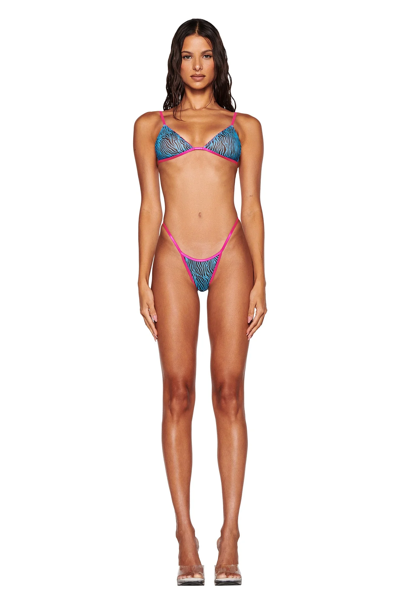 LILAH SET - BLUE : ZEBRA : BLUE ZEBRA - Image 4