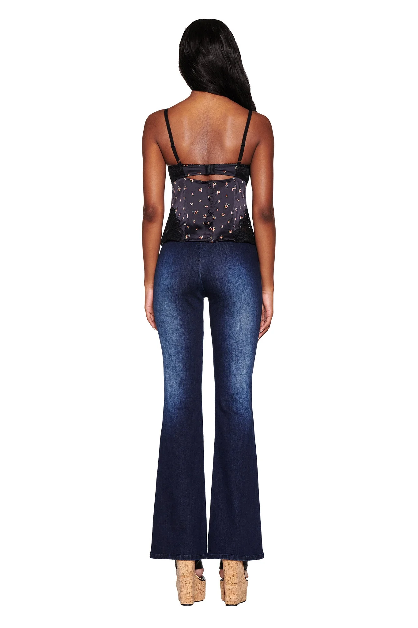 LUELLA CAMI TOP - BLACK : DITSY FLORAL - Image 5