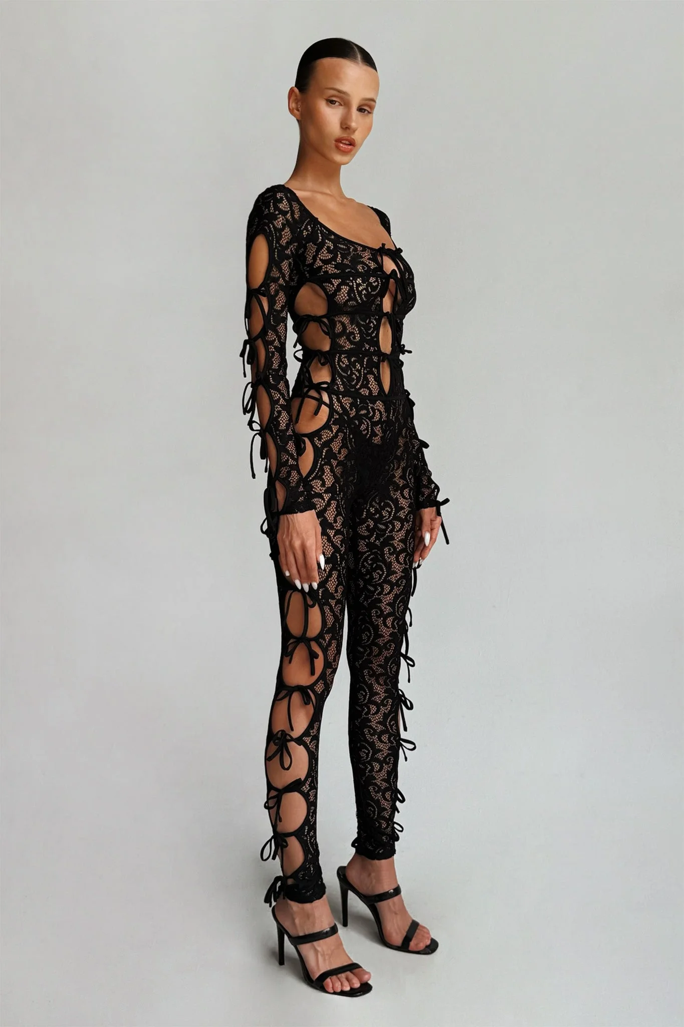 LYSANDRA CATSUIT - BLACK - Image 2