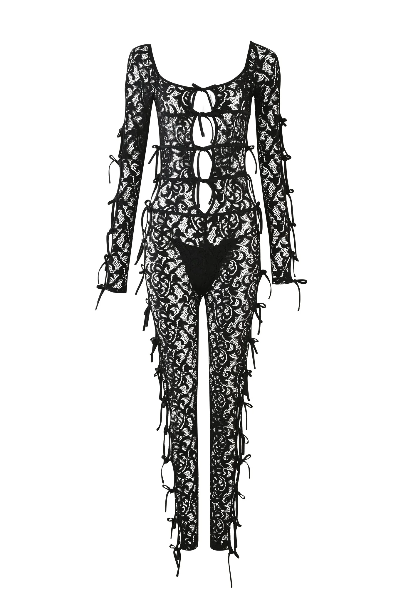LYSANDRA CATSUIT - BLACK - Image 7