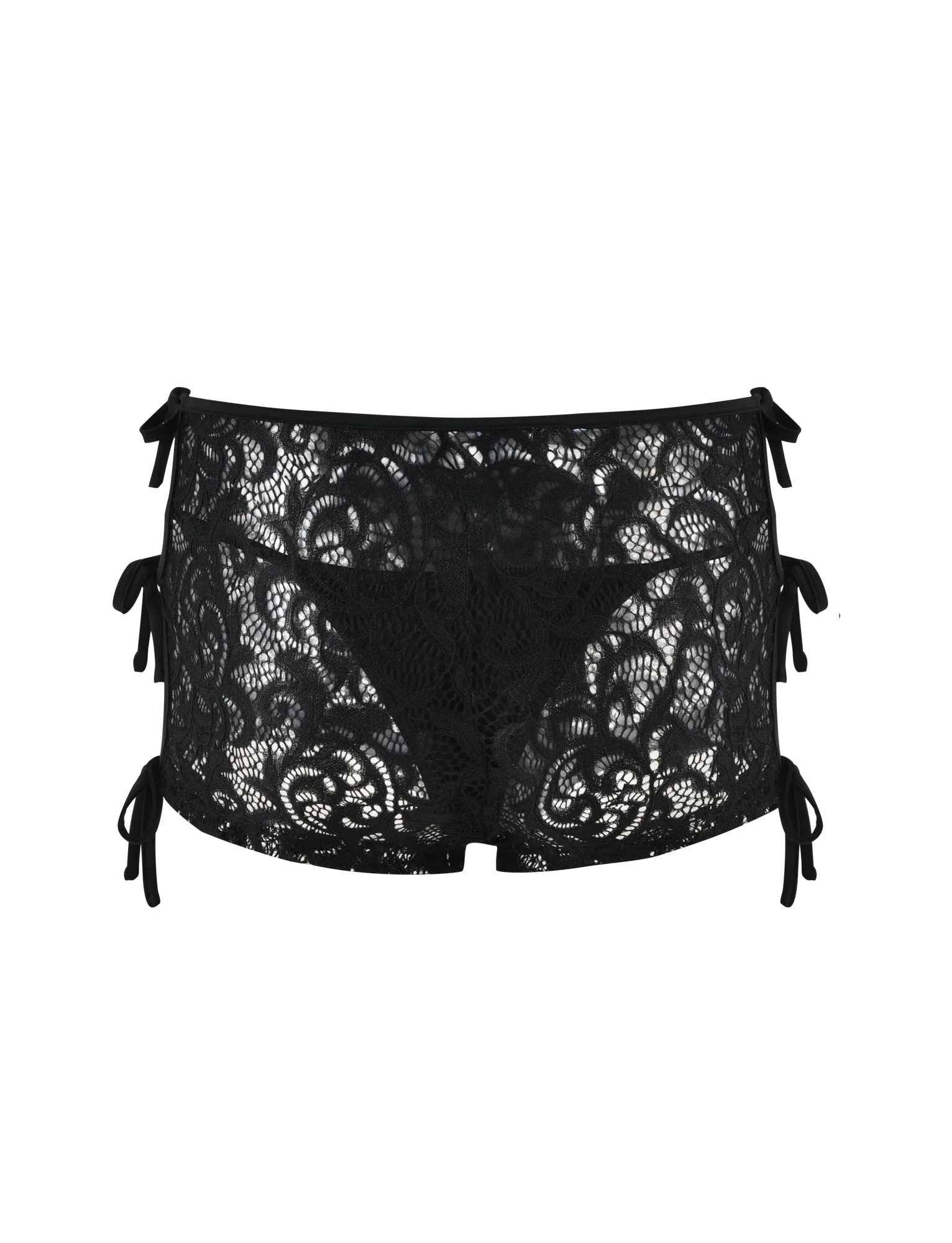 LYSANDRA SHORT - BLACK : LACE - Image 9