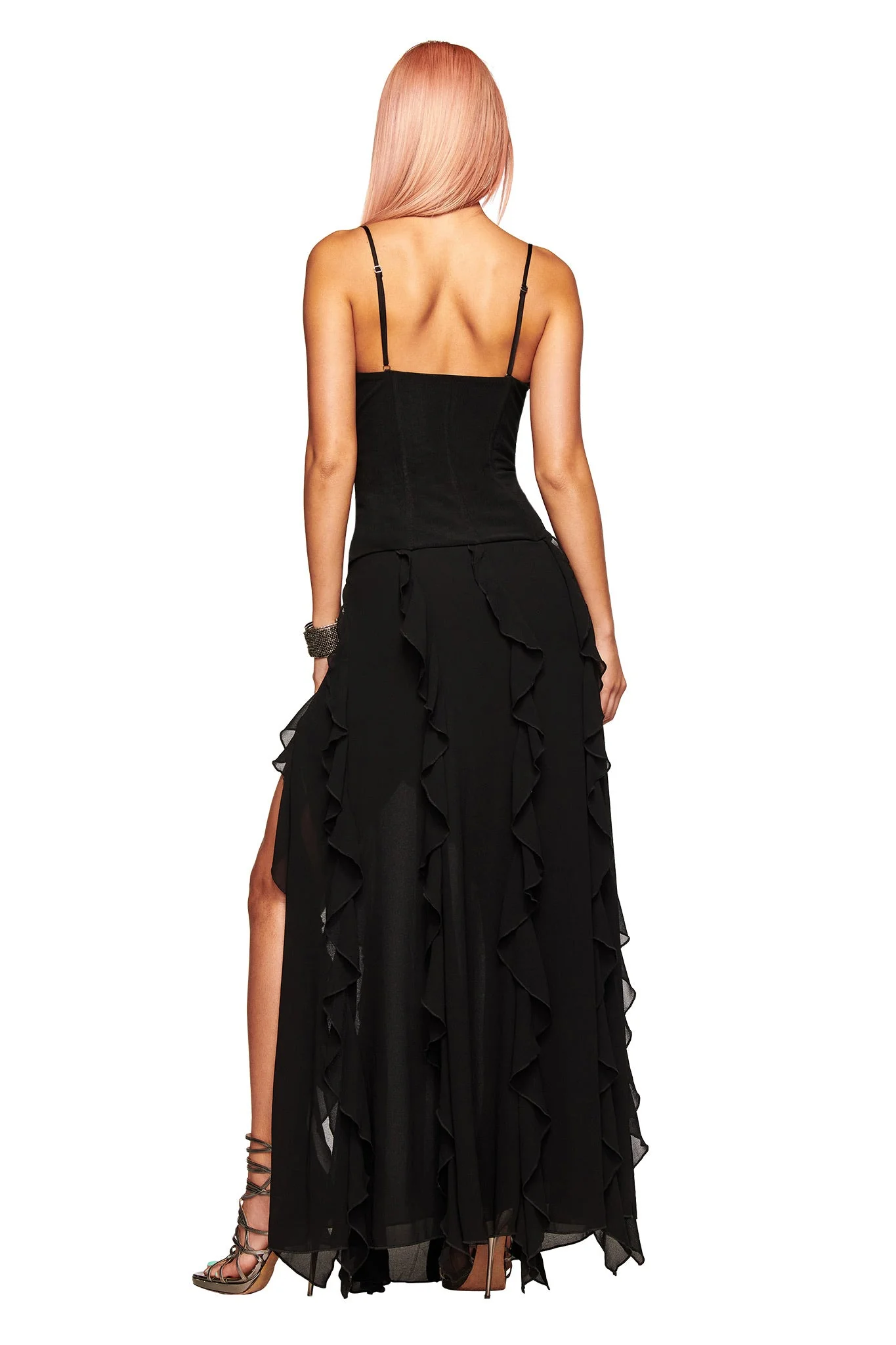 MARLETTE 2.0 MAXI DRESS - BLACK - Image 5