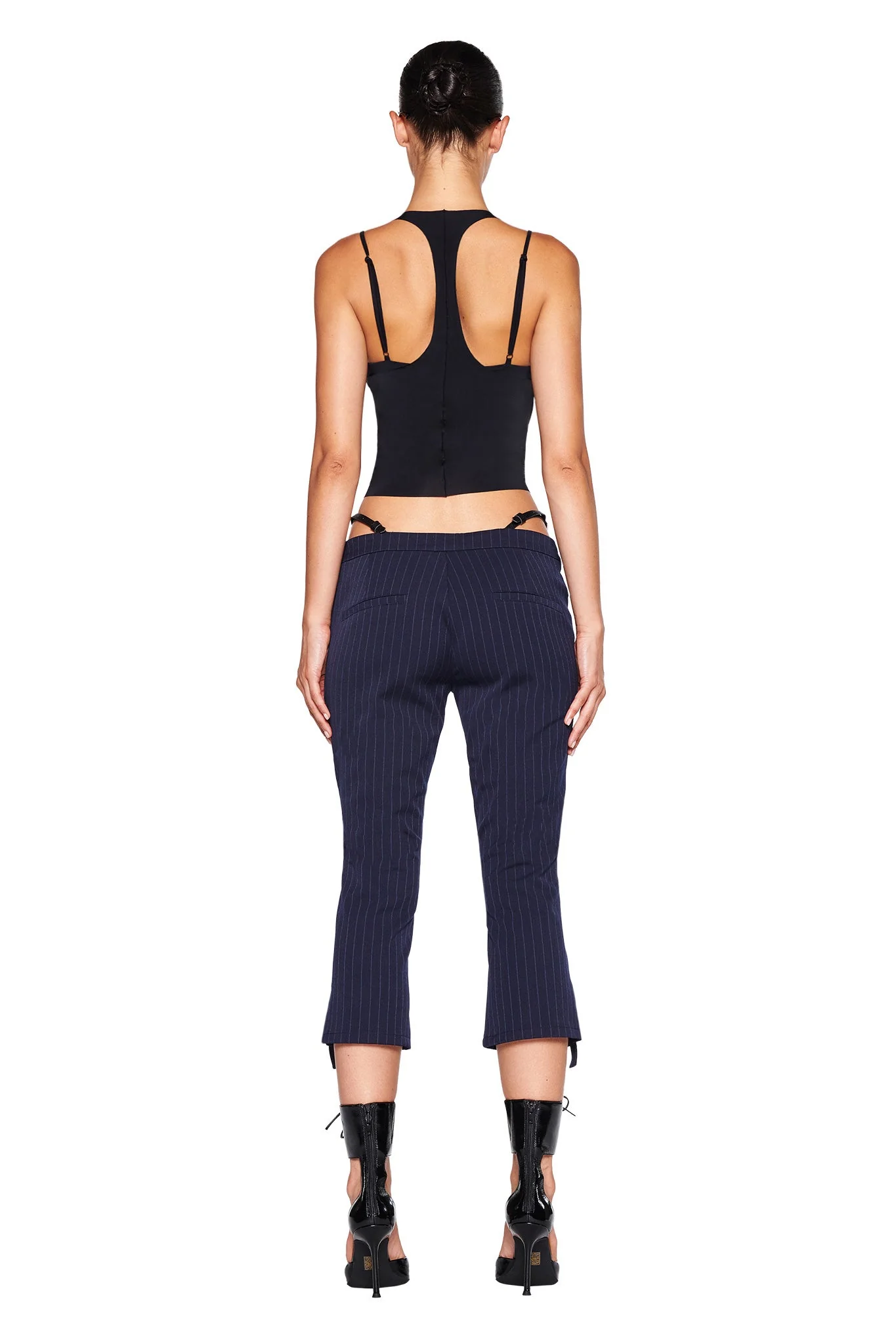 MARRION CAPRI - BLUE : PINSTRIPE - Image 3