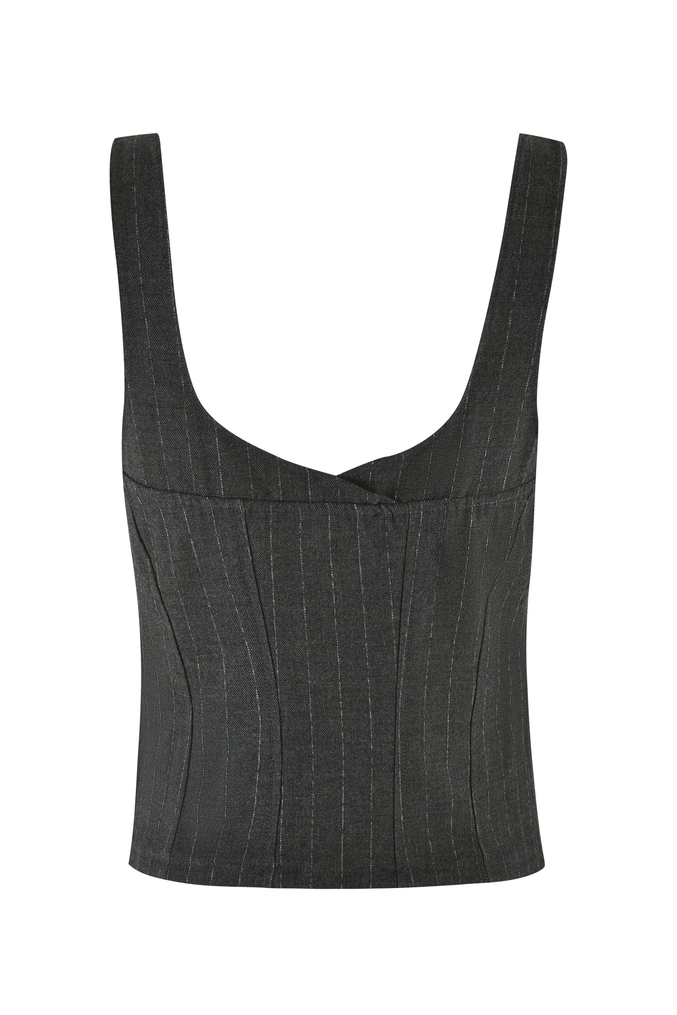MARRION CORSET - GREY : PINSTRIPE - Image 9