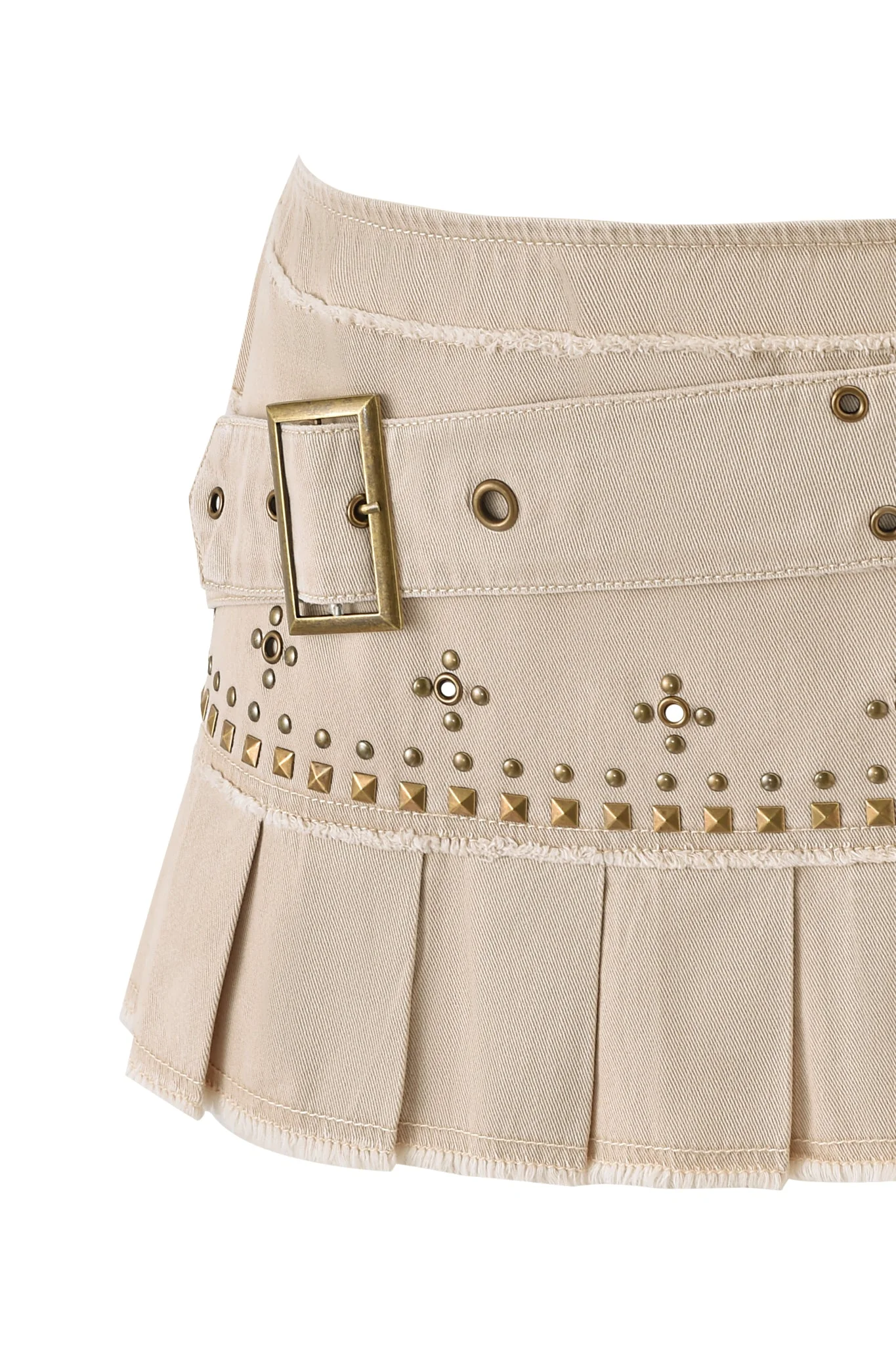 MASON MINI SKIRT - TAN - Image 10