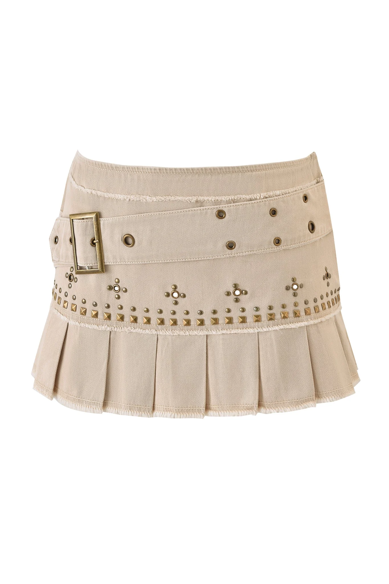 MASON MINI SKIRT - TAN - Image 8