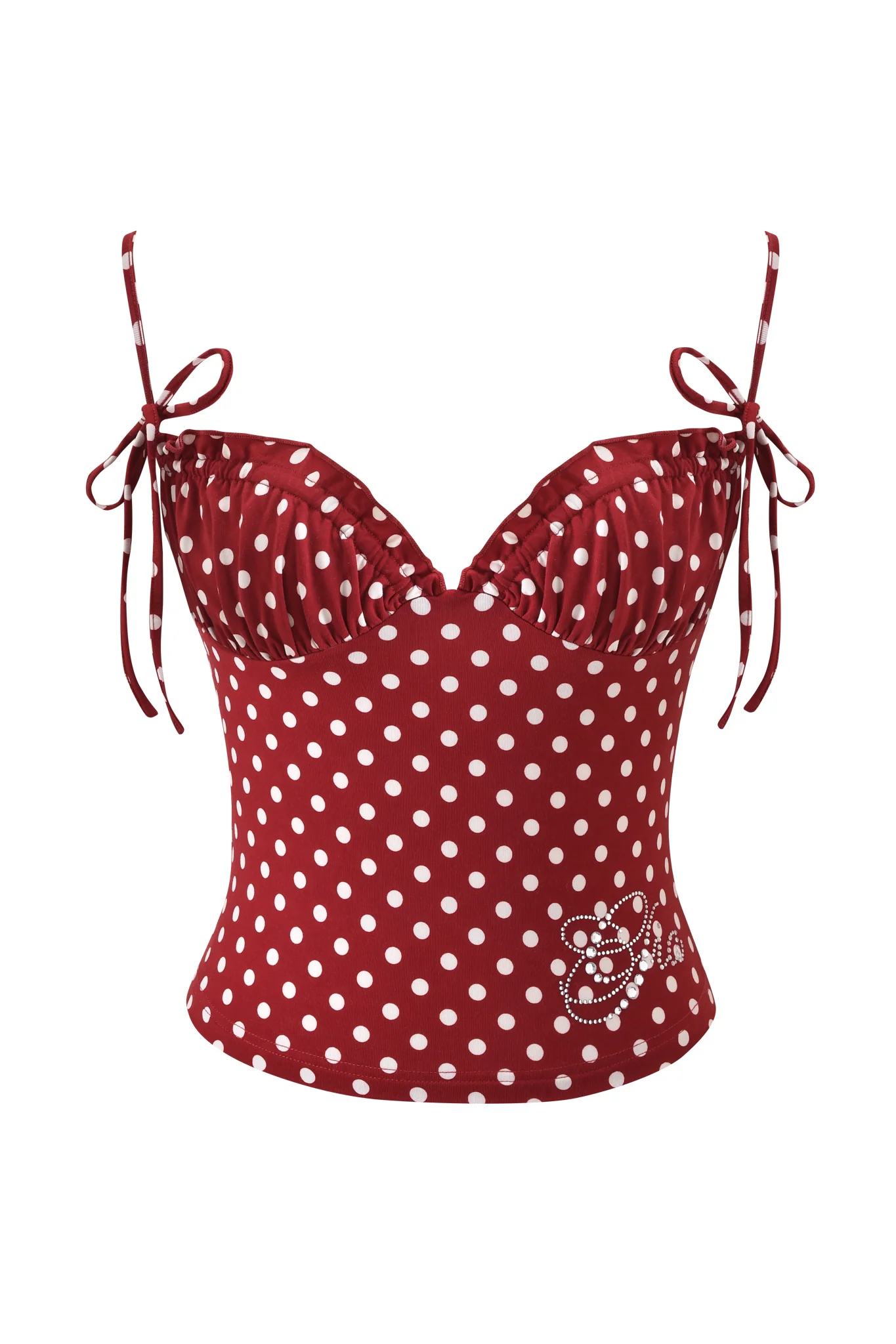MELANIE CAMI - RED POLKA DOT - Image 10