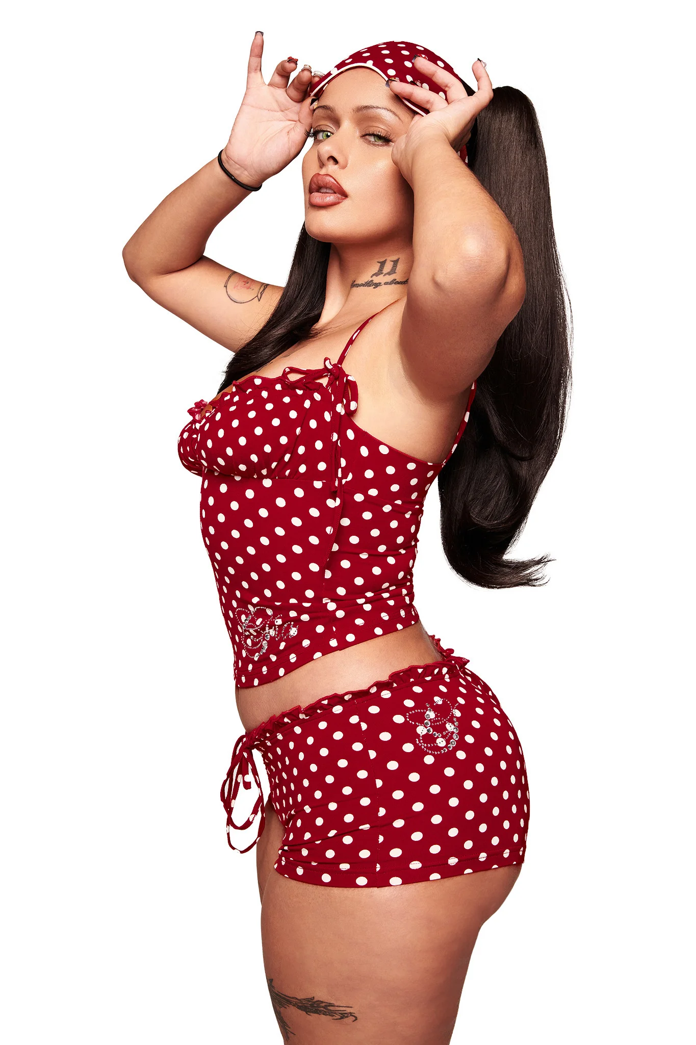 MELANIE CAMI - RED POLKA DOT - Image 3