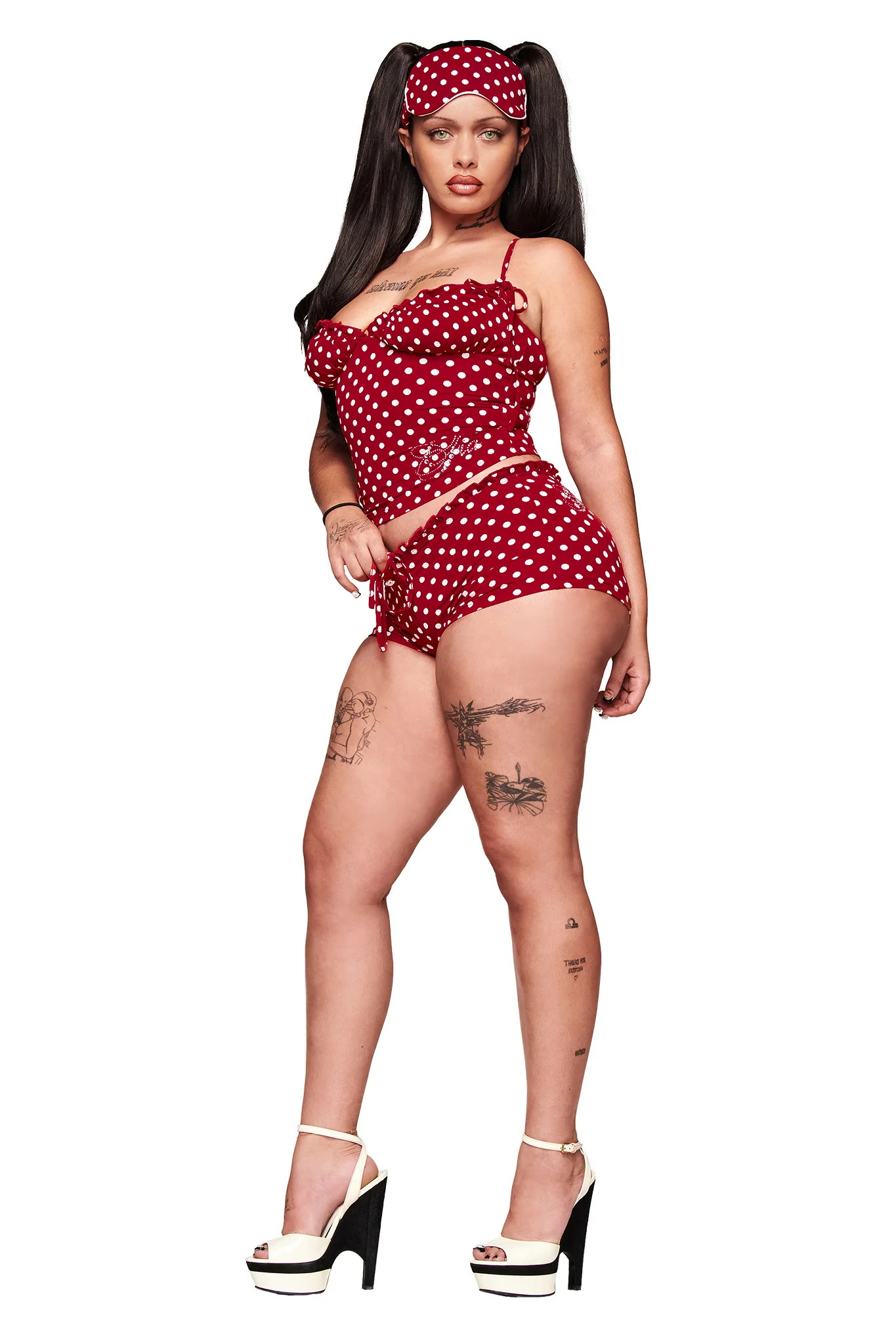 MELANIE CAMI - RED POLKA DOT - Image 5