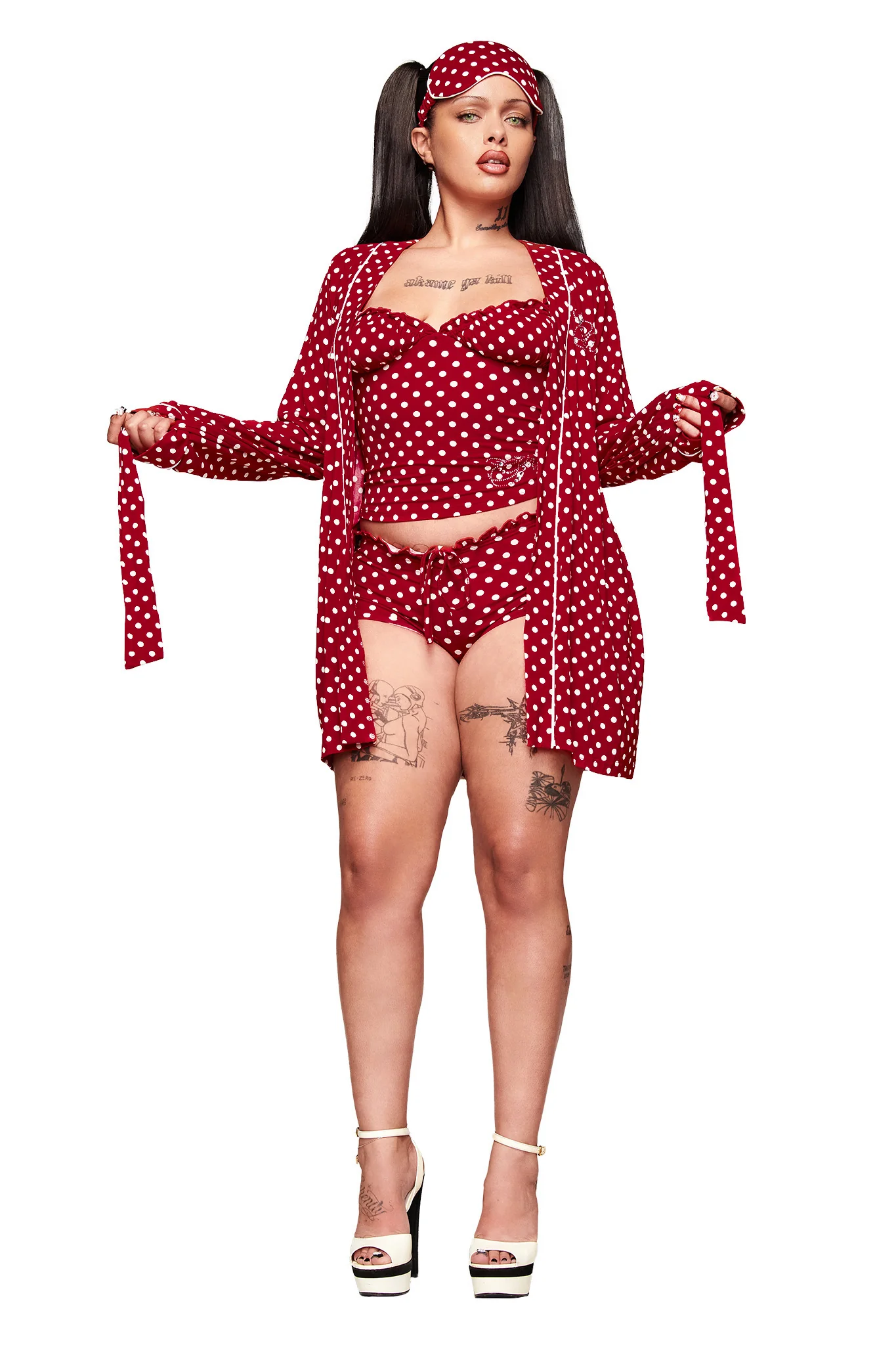 MELANIE SLEEPWEAR - RED POLKA DOT - Image 4
