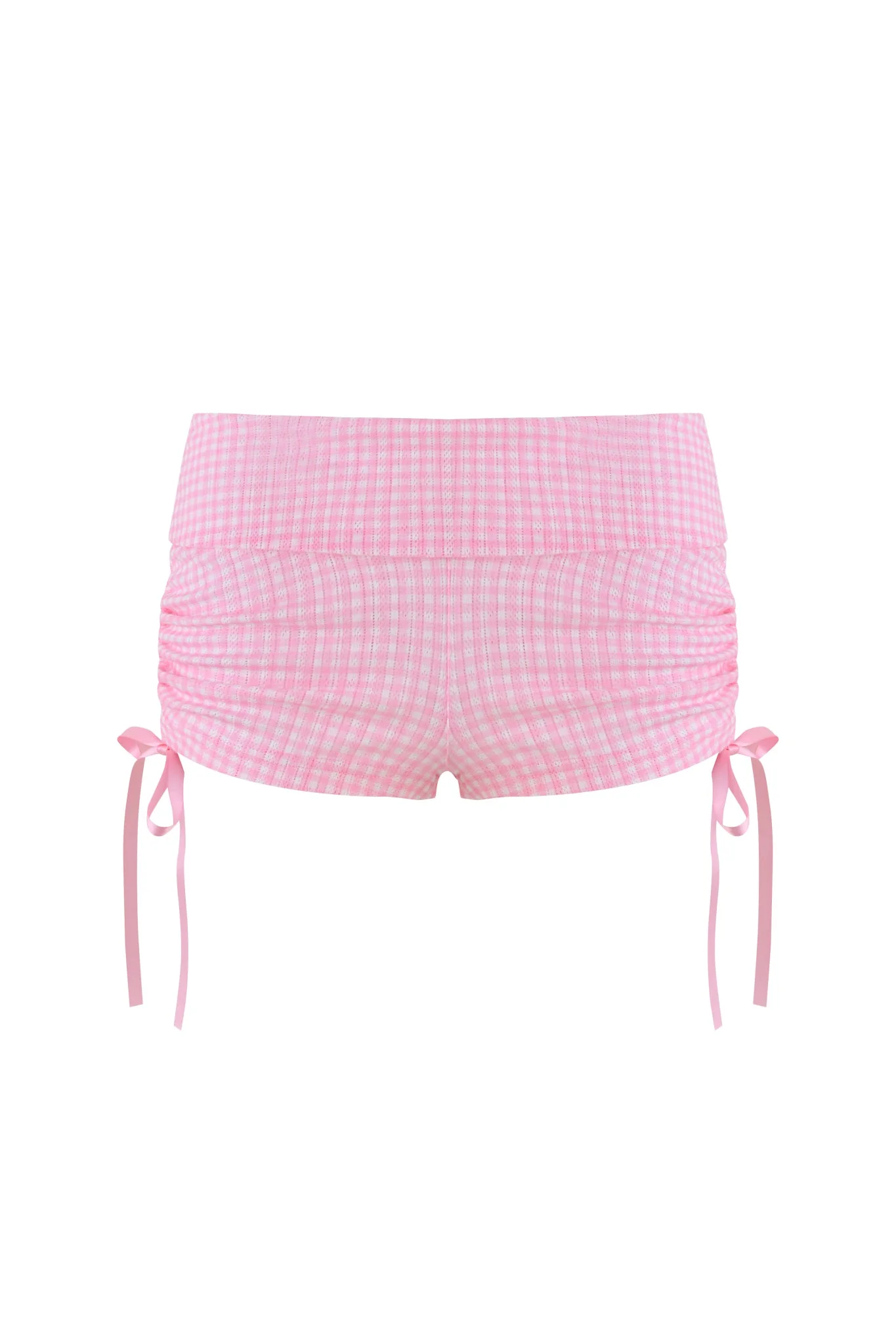 MIA SHORT - PINK : PINK GINGHAM - Image 7