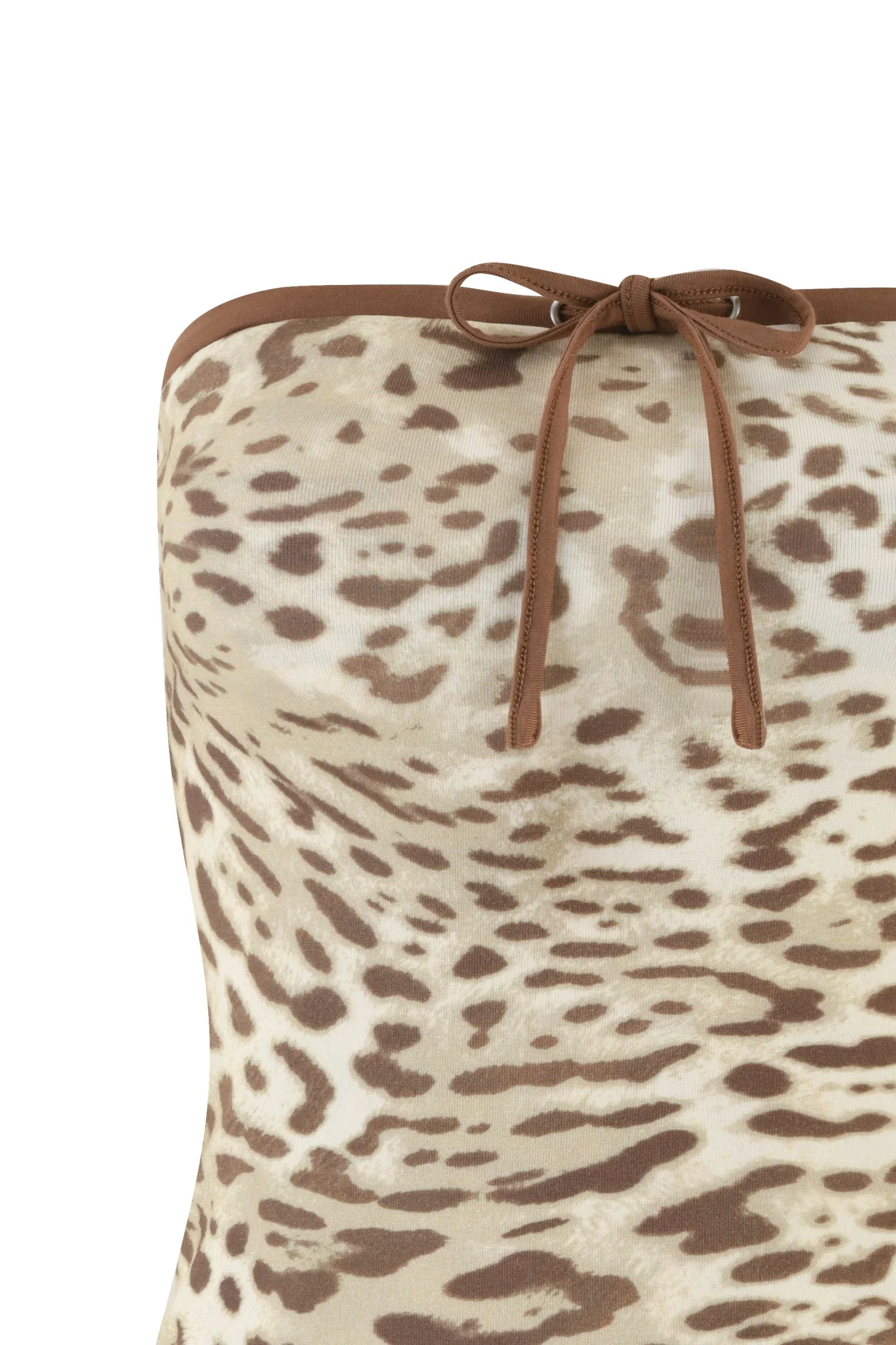 MICHELLE BOOB TUBE - NEUTRAL : LEOPARD LIMBO - Image 7