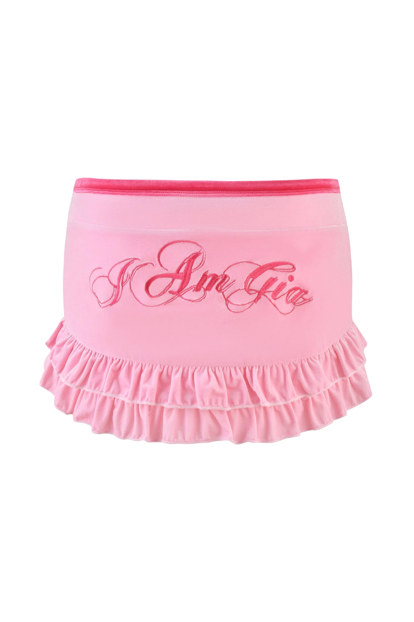 MICHELLE VELOUR MINI SKORT - PINK - Image 7