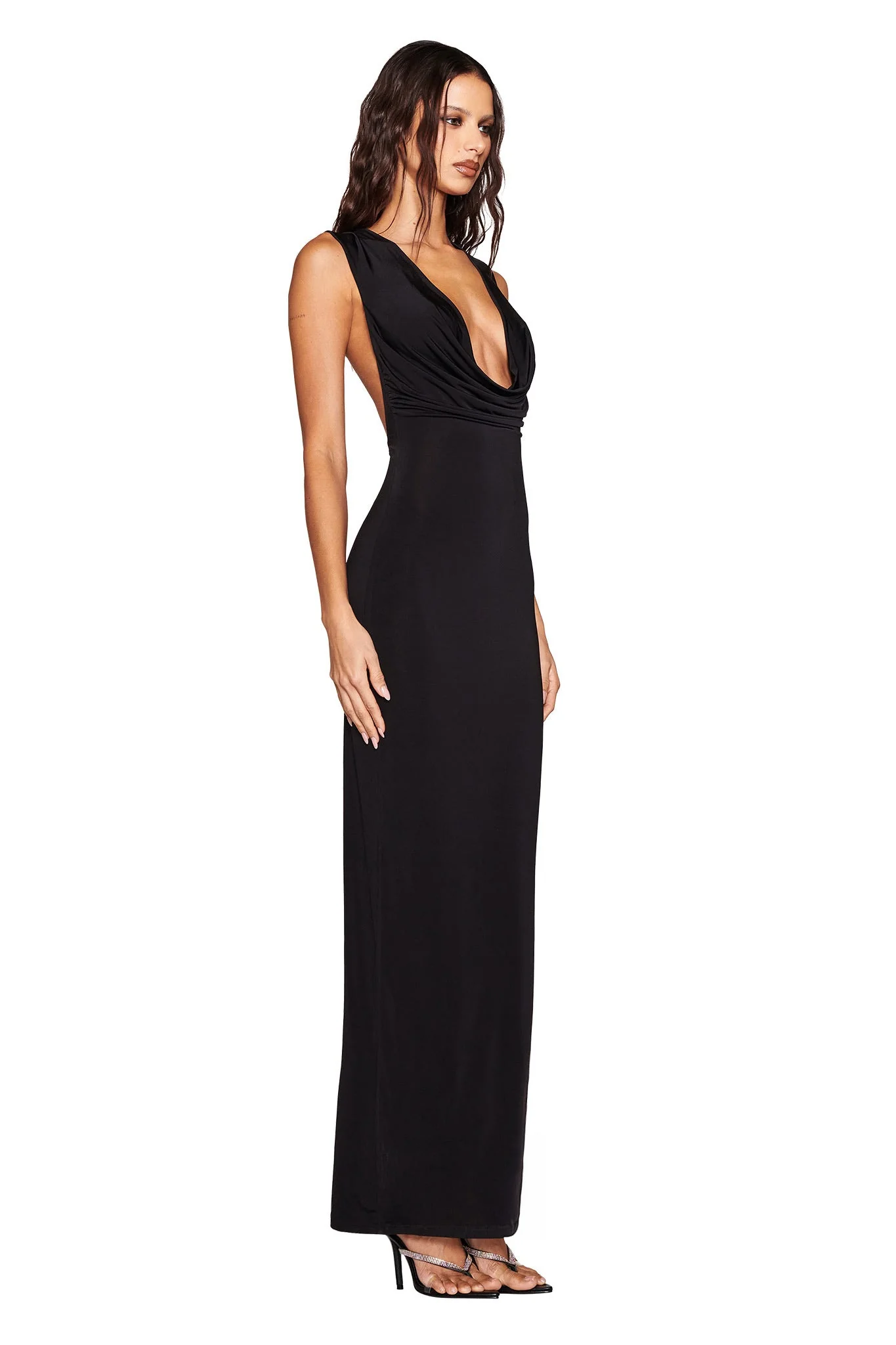 MILANI MAXI DRESS - BLACK - Image 5