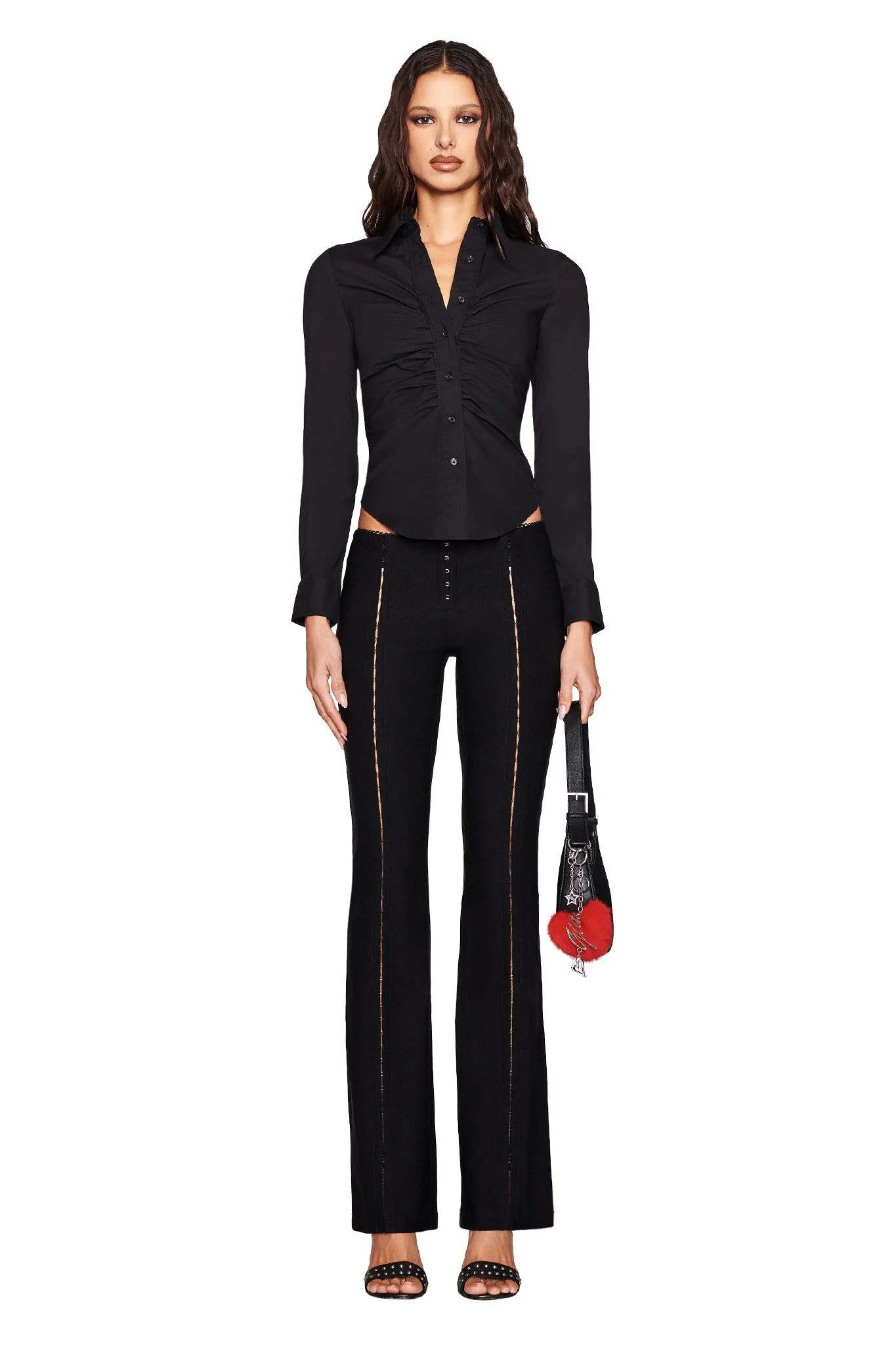 MONICA SHIRT - BLACK - Image 2