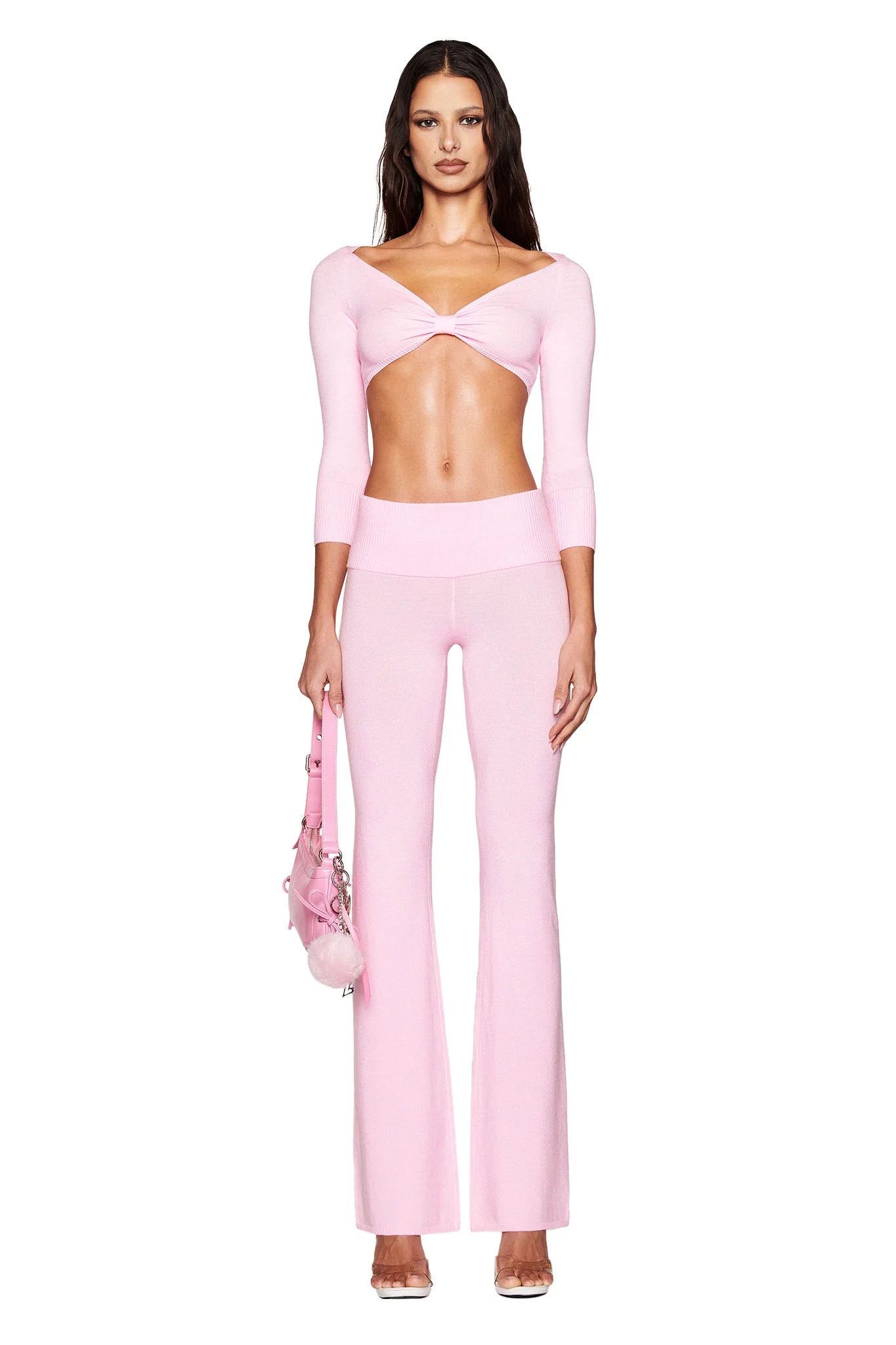 MORGANA CROP TOP - PINK - Image 2
