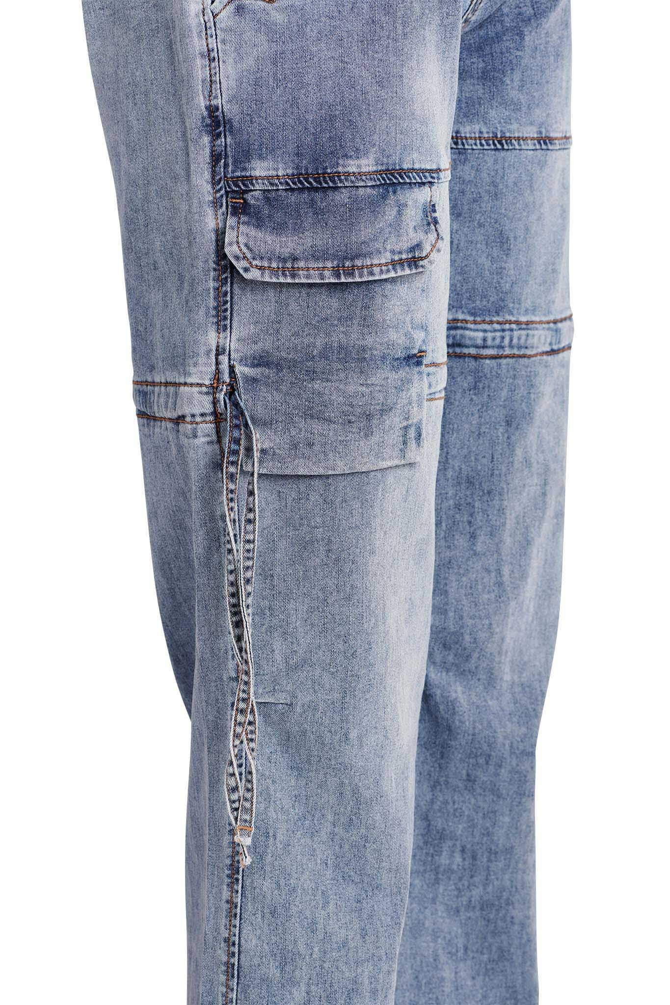 NAIMA CARGO PANT - DENIM - Image 9
