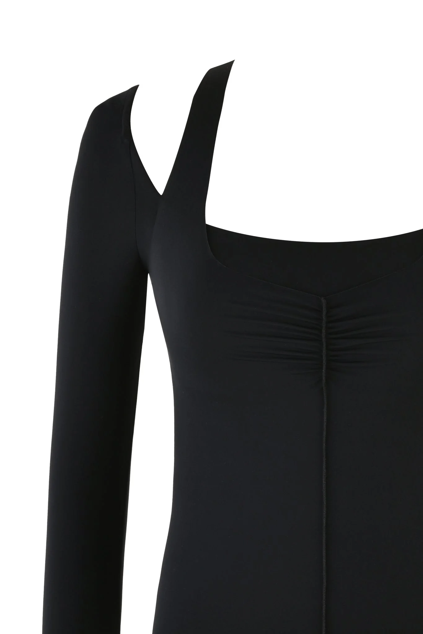NERINA LONG SLEEVE TOP - BLACK - Image 9
