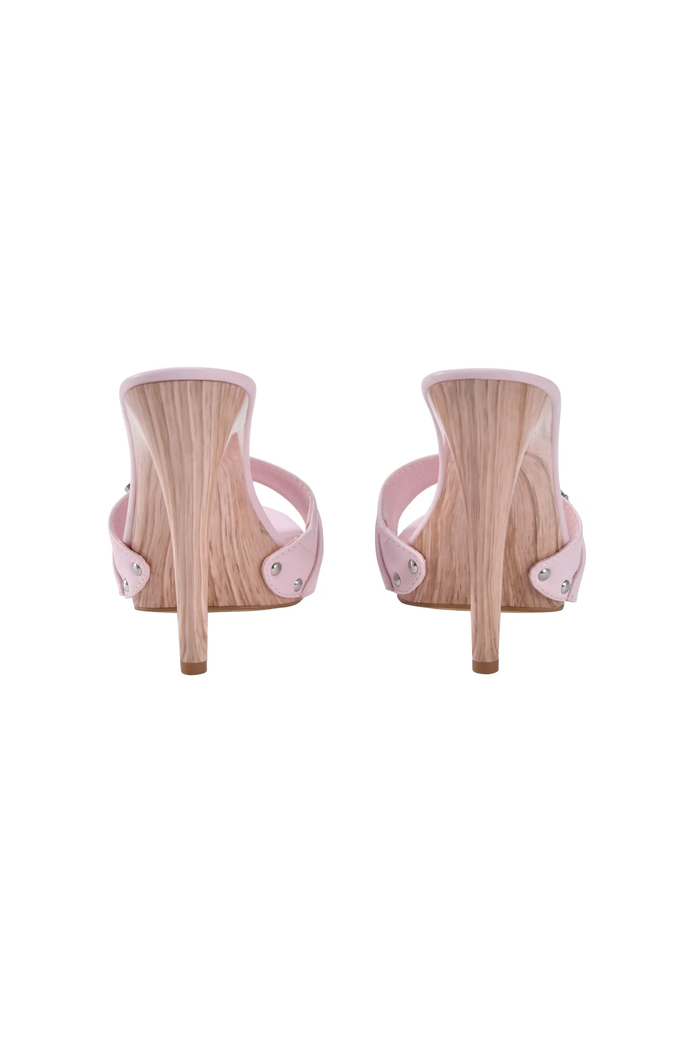 NICKY HEEL - STUDDED BABY PINK - Image 5