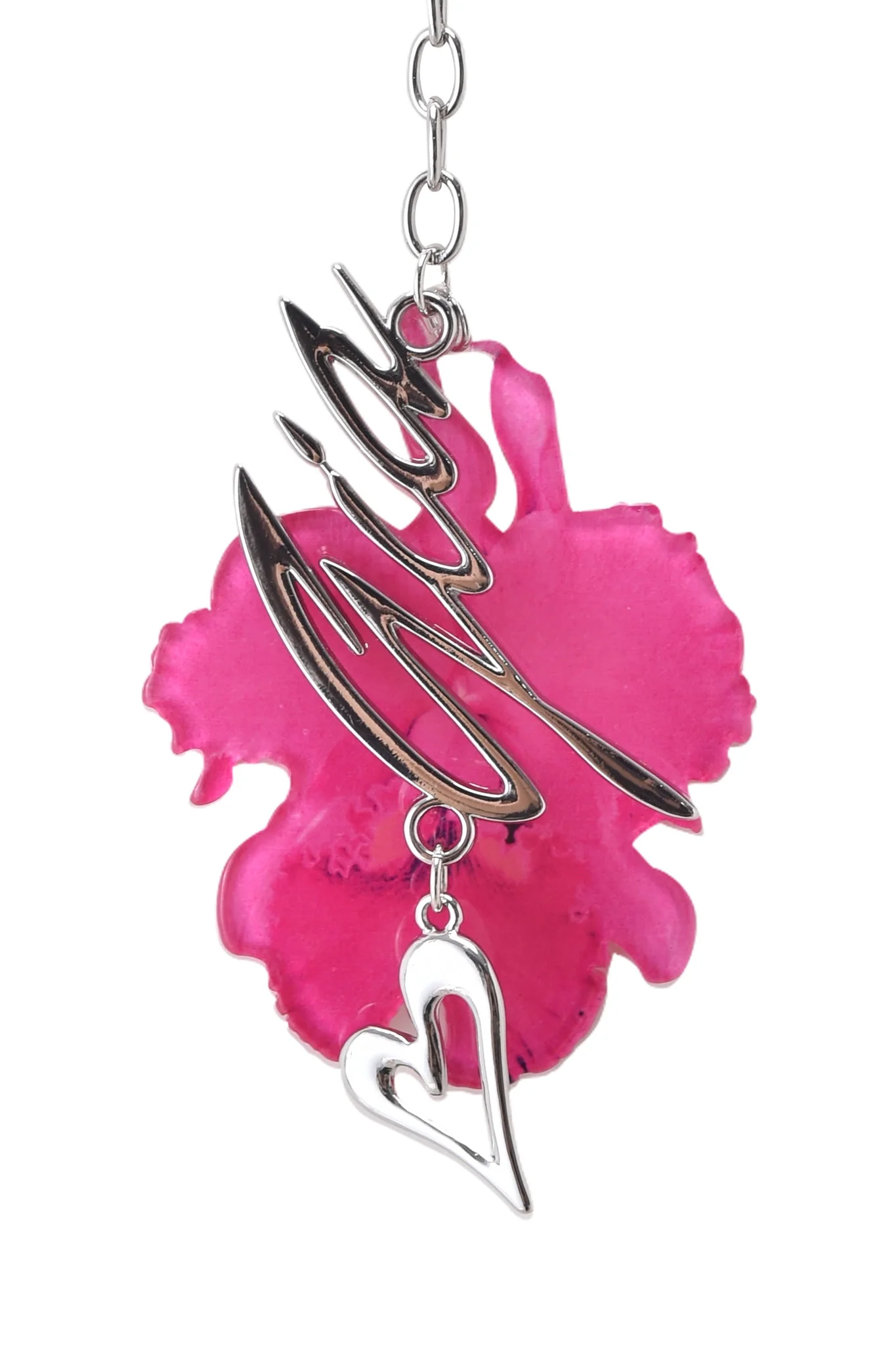 ORCHID KEYCHAIN - NEON PINK - Image 6