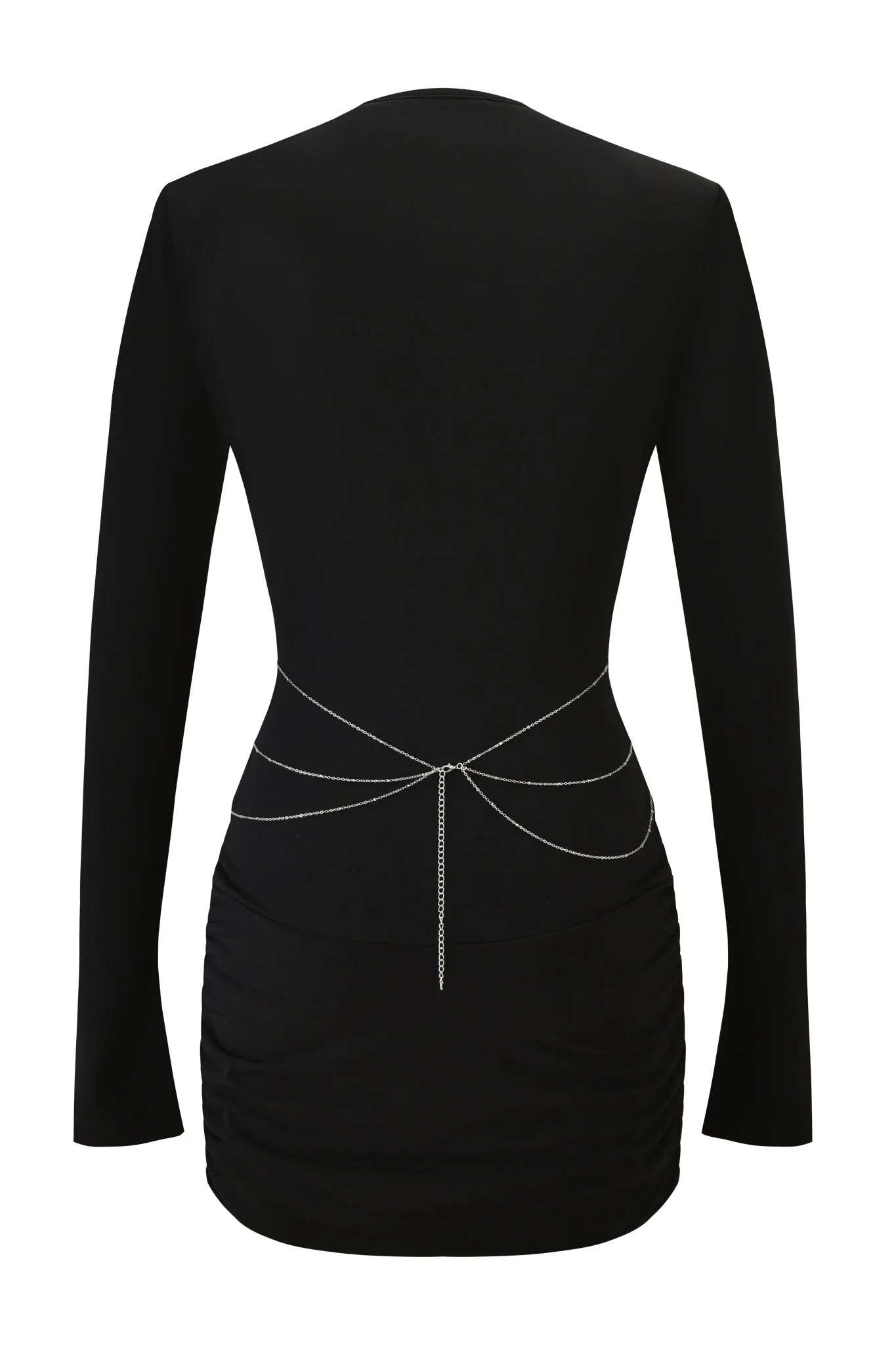 PADMA MINI DRESS - BLACK - Image 6