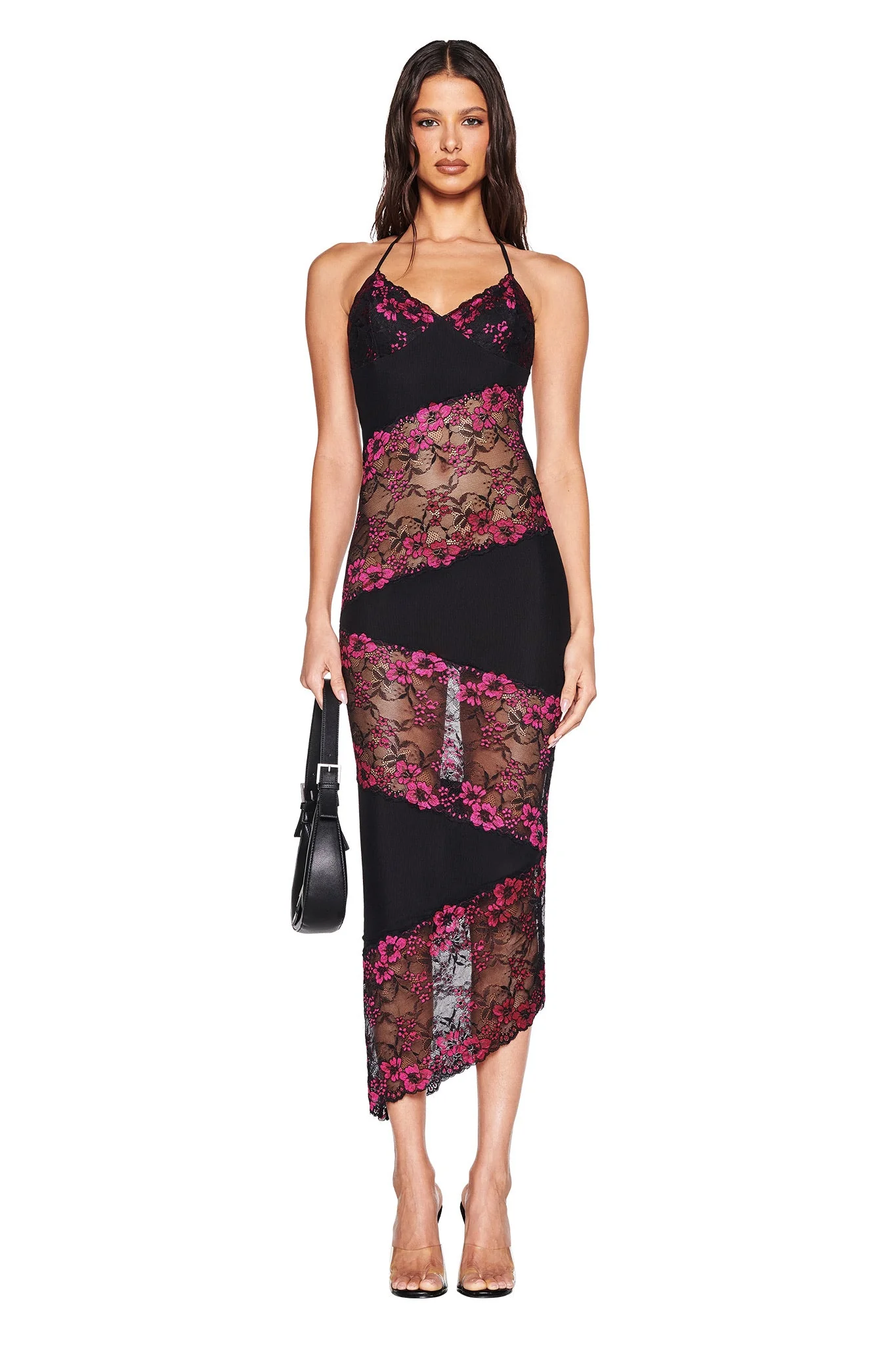 PALOMA MIDI DRESS - BLACK - Image 2