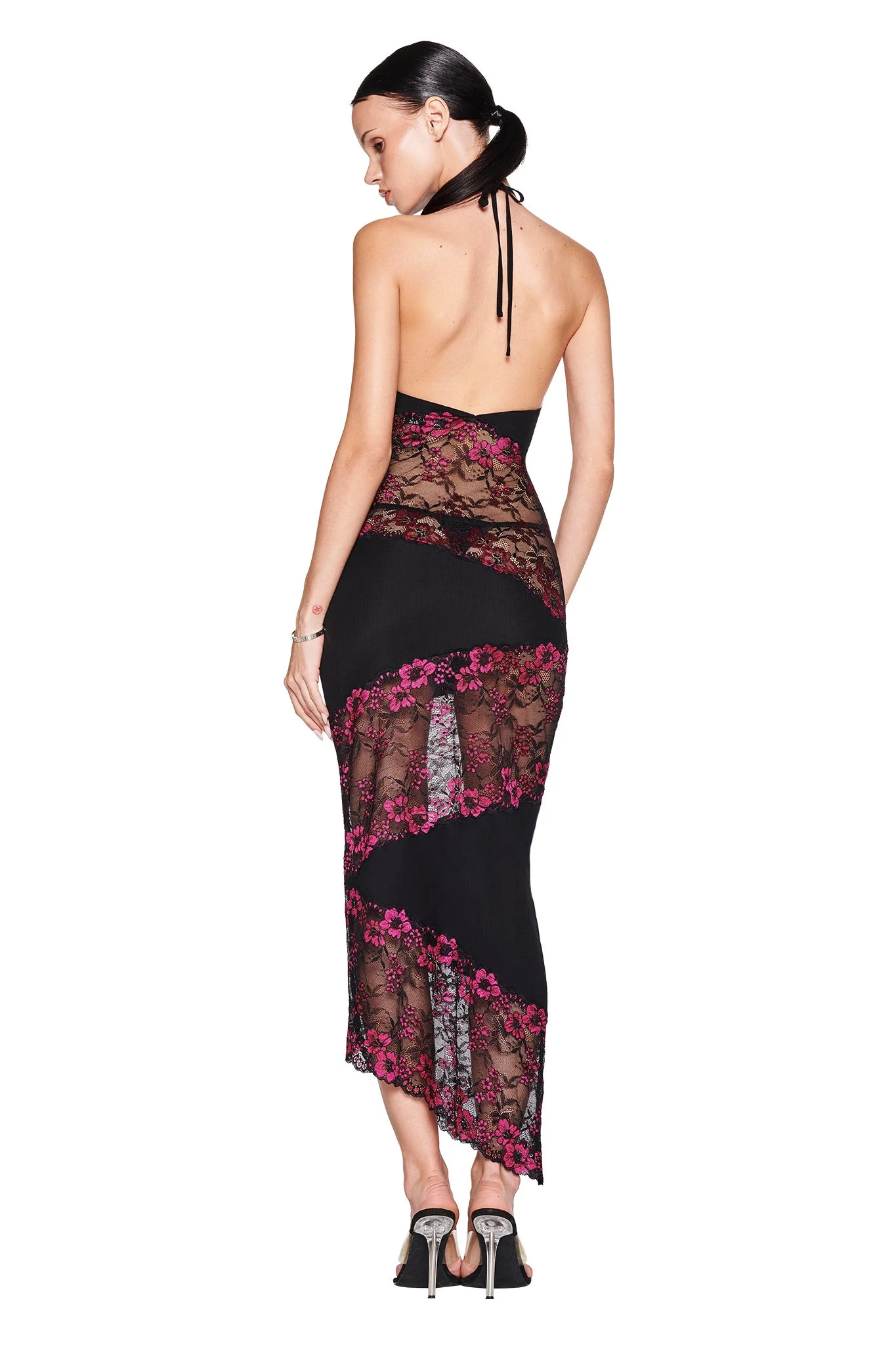 PALOMA MIDI DRESS - BLACK - Image 8