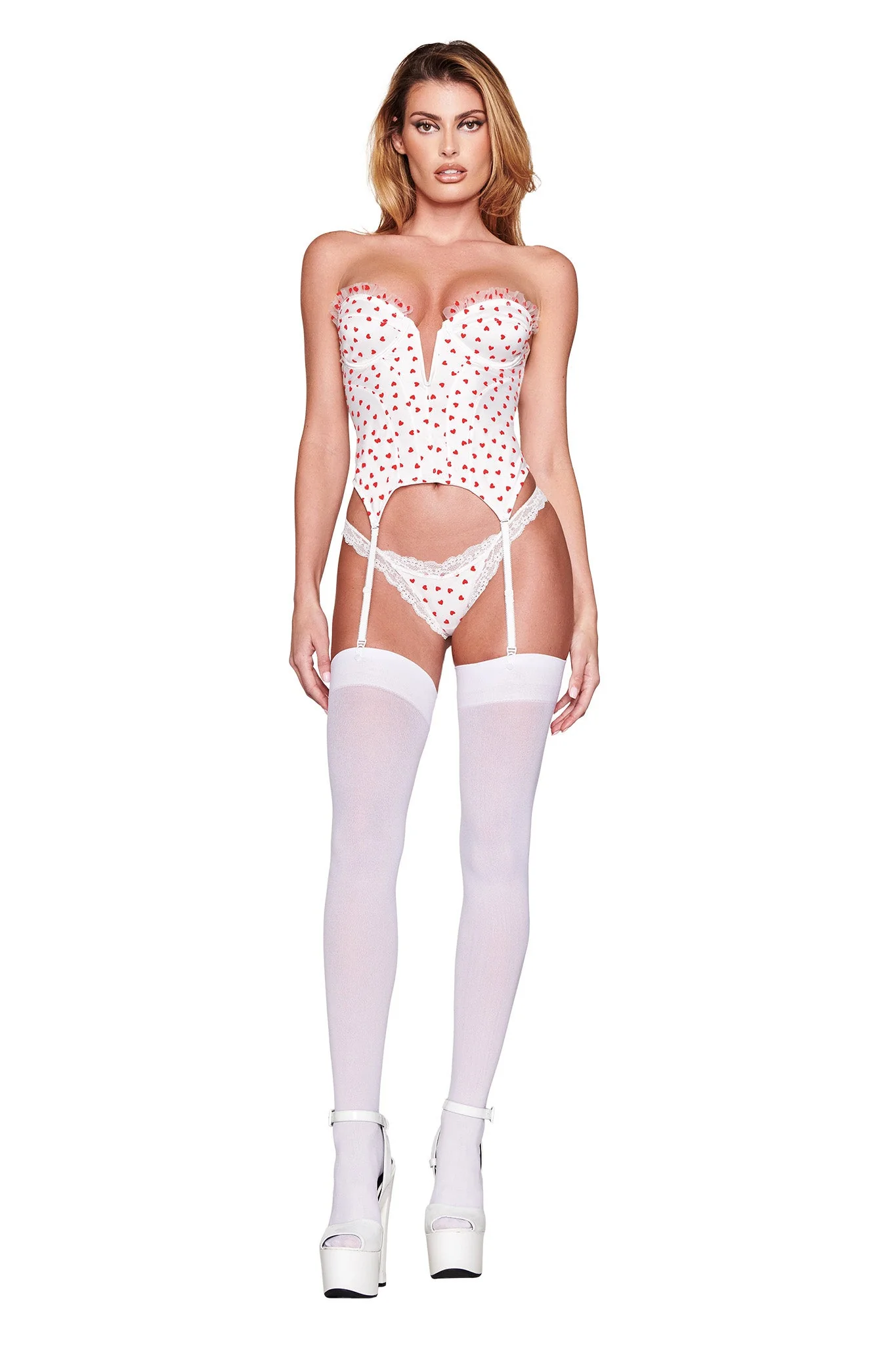 PAMELA SET - WHITE : HEARTBEAT - Image 2