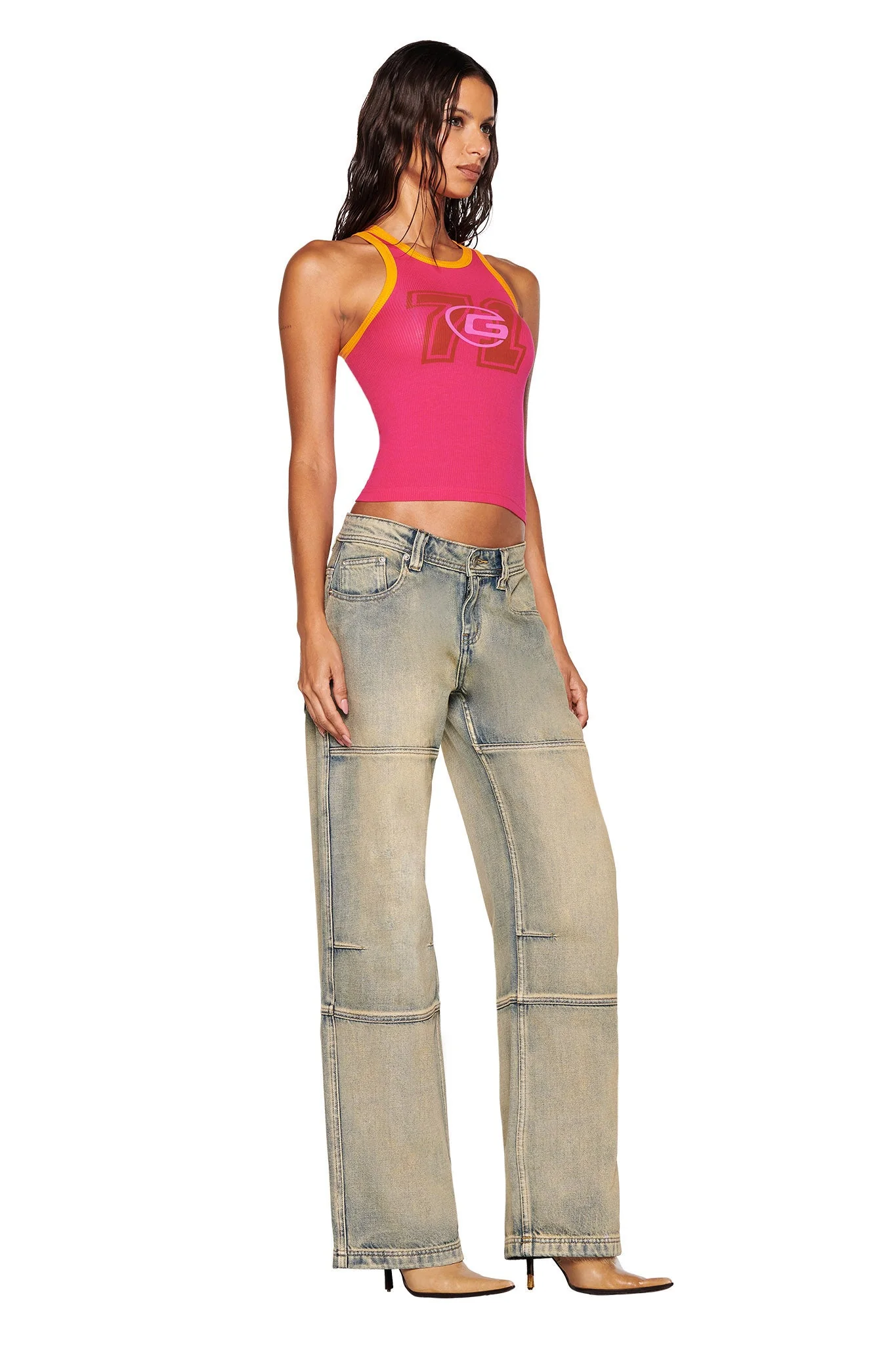 PENELOPE TANK - PINK : HOT PINK - Image 2