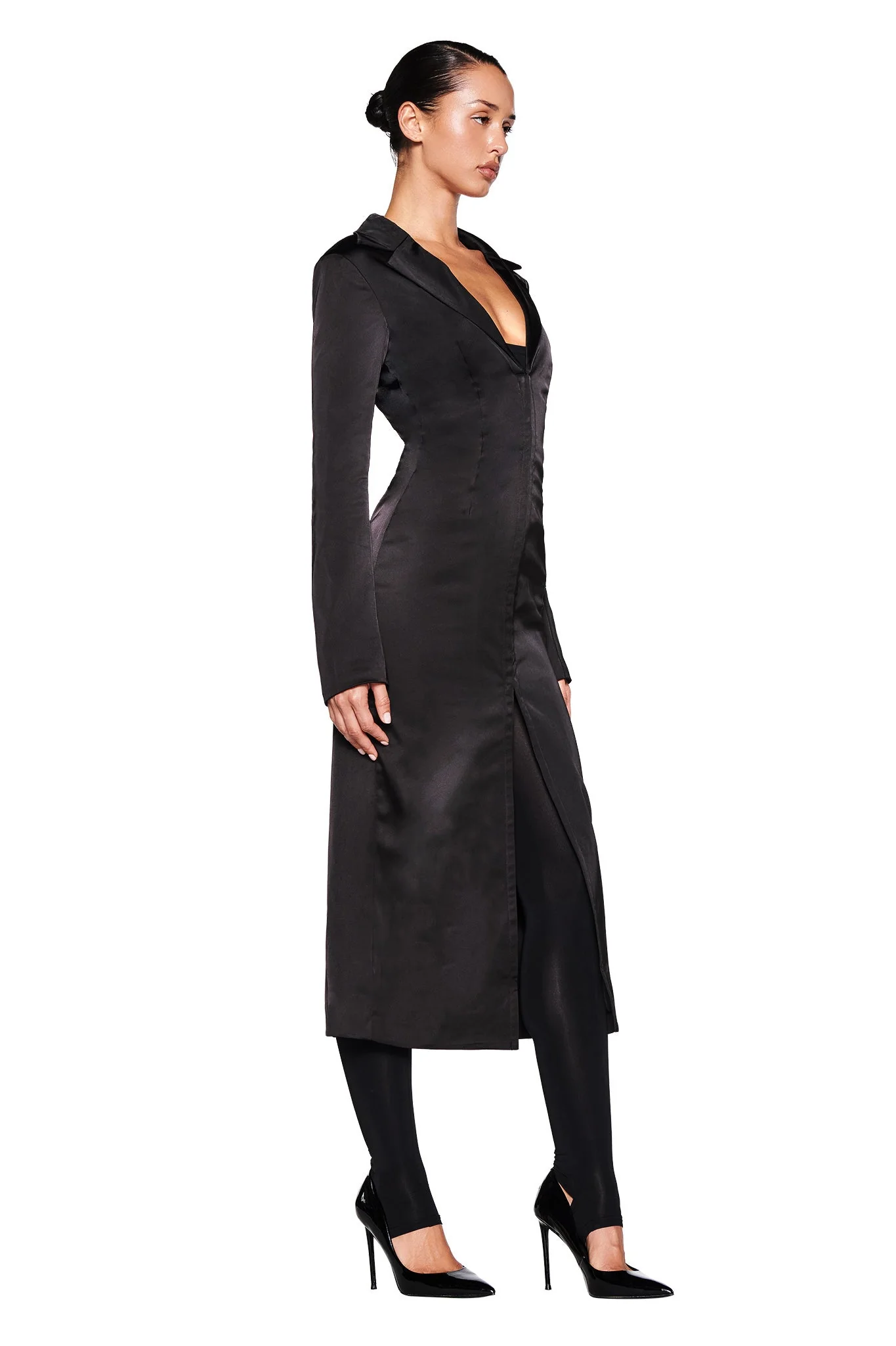 RAENA COAT - BLACK - Image 4