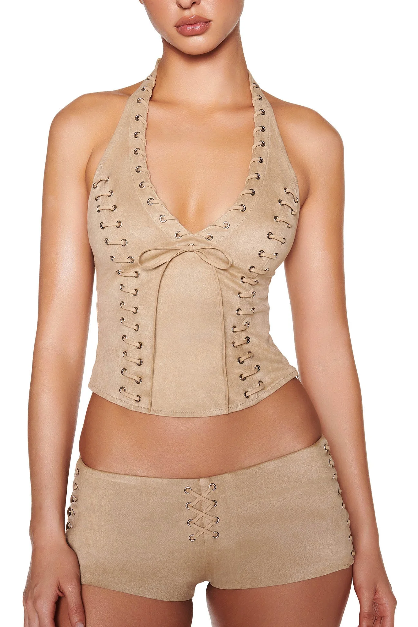 RAMONA SHORT - BEIGE : TAN - Image 4
