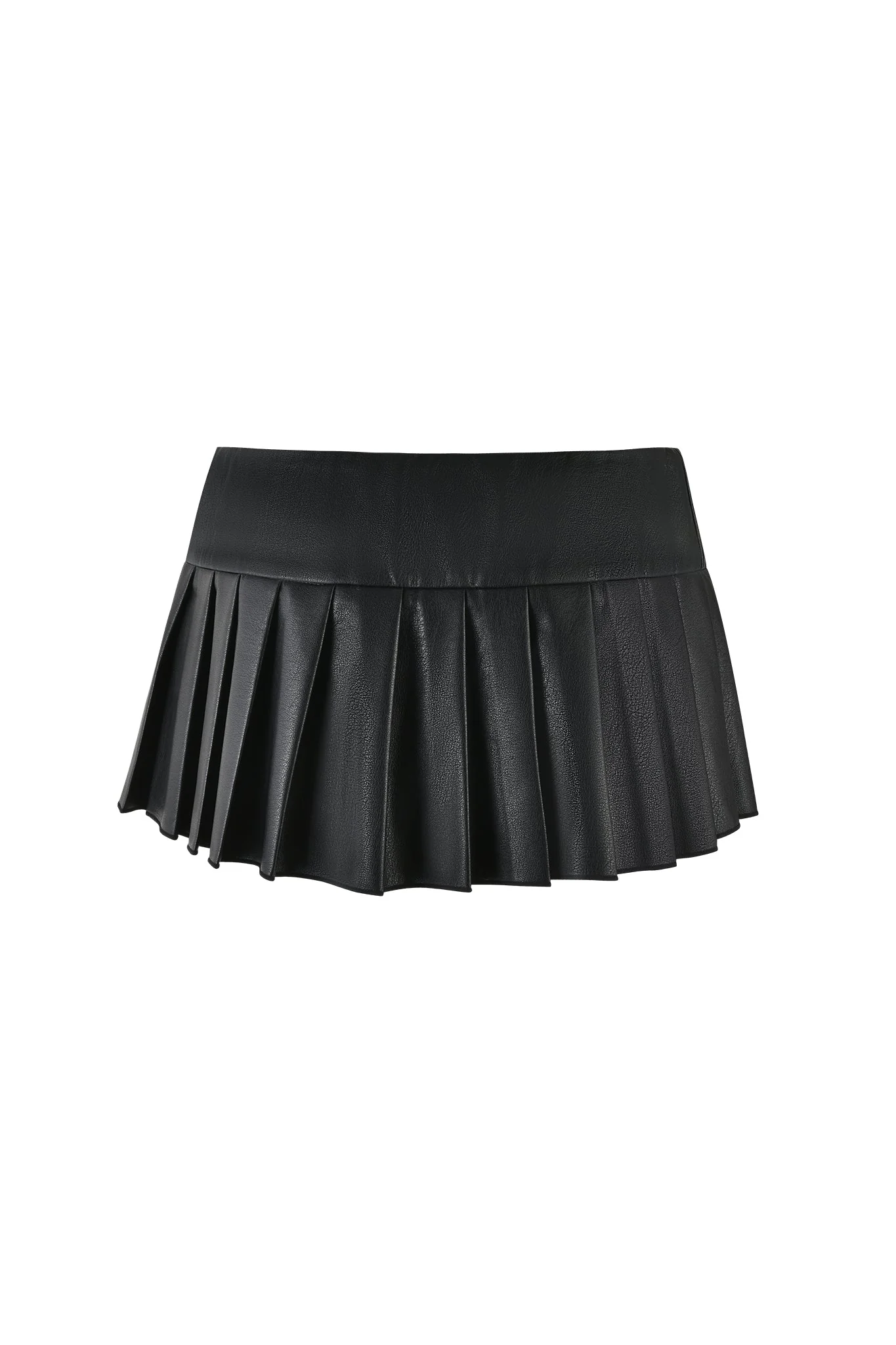 REMINI PU SKORT - BLACK - Image 6