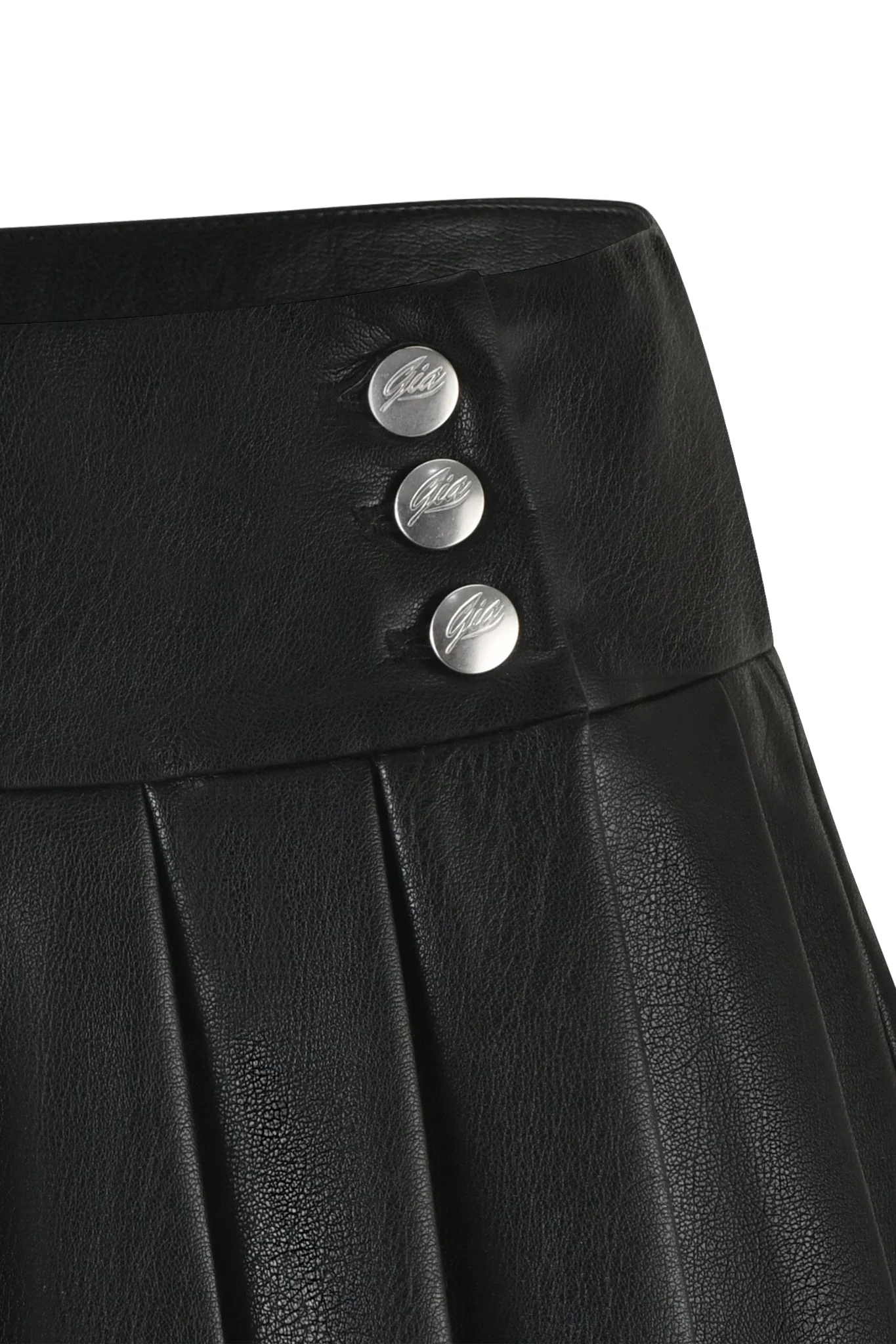 REMINI PU SKORT - BLACK - Image 7