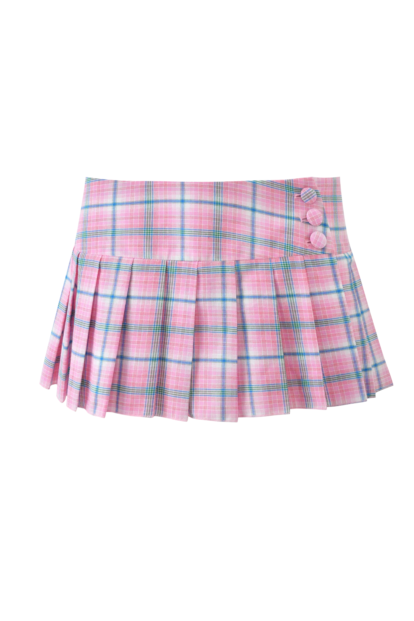 REMINI SKORT - PINK PLAID - Image 7