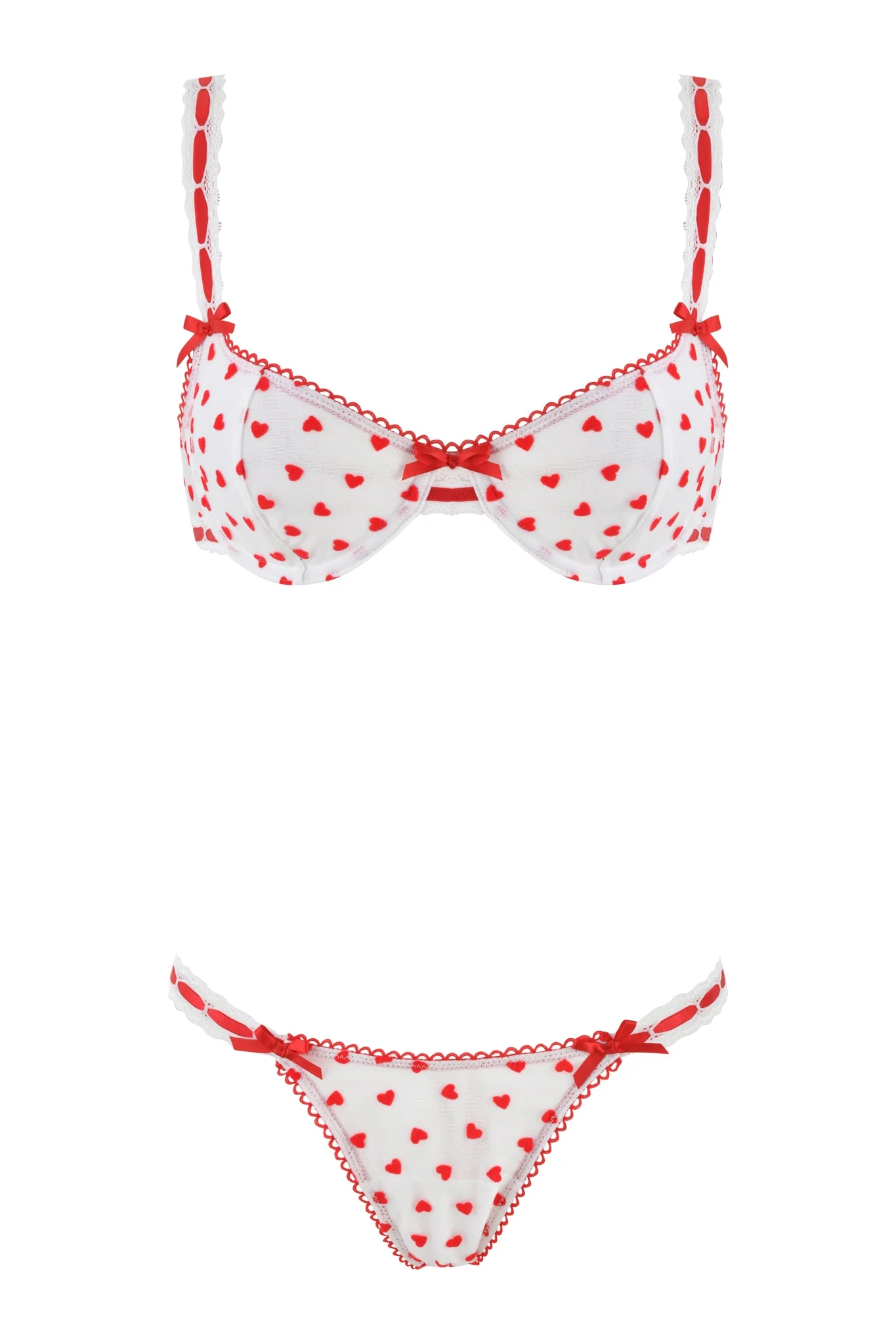 ROMY 2 PIECE SET - WHITE : HEARTBEAT - Image 7