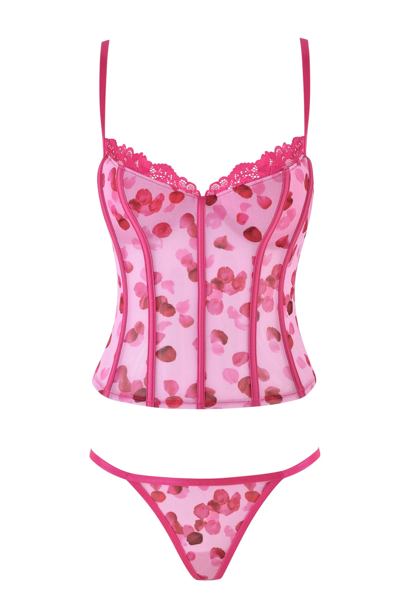 ROSALIA BUSTIER SET - PINK : PRETTY PETAL - Image 7