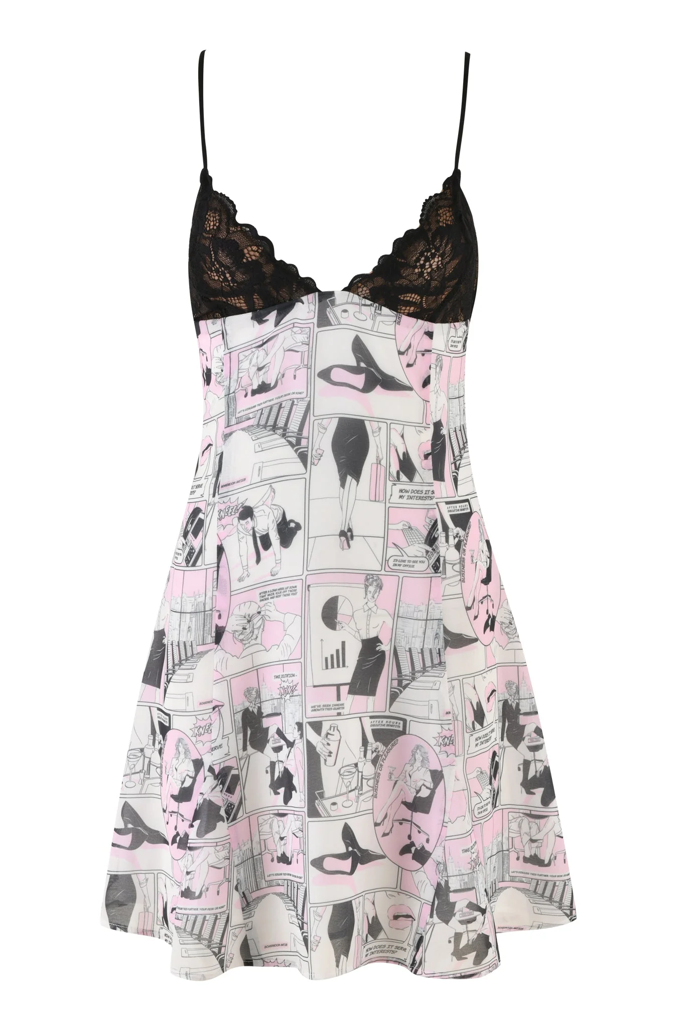 ROSIE DRESS - PINK : DIGITAL:COMIC PRINT - Image 7