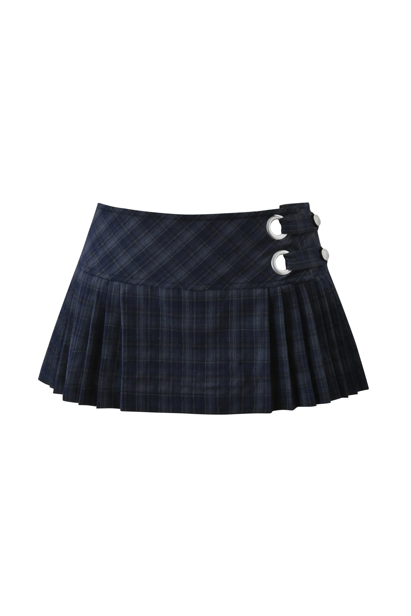 ROUX MINI SKORT - BLUE PLAID - Image 6