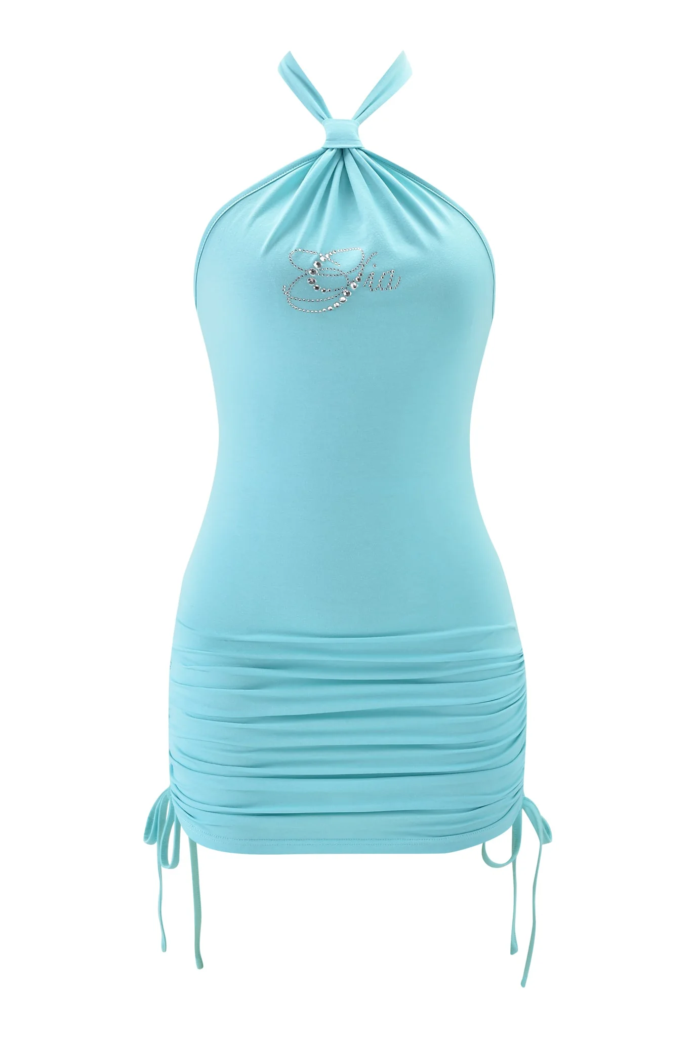 ROWAN MINI DRESS - TEAL - Image 7