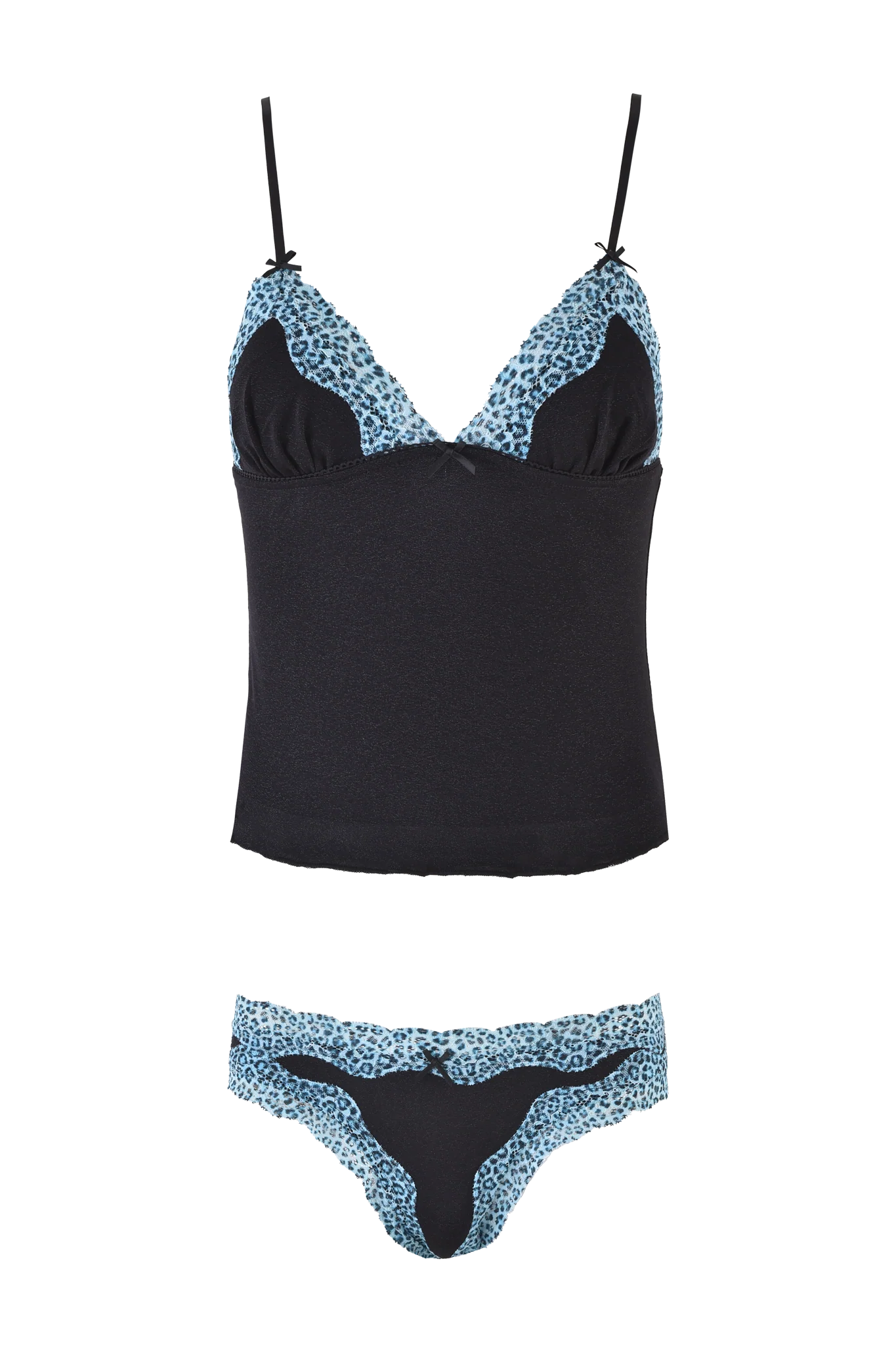 SAHARA CAMI SET - BLACK - Image 5