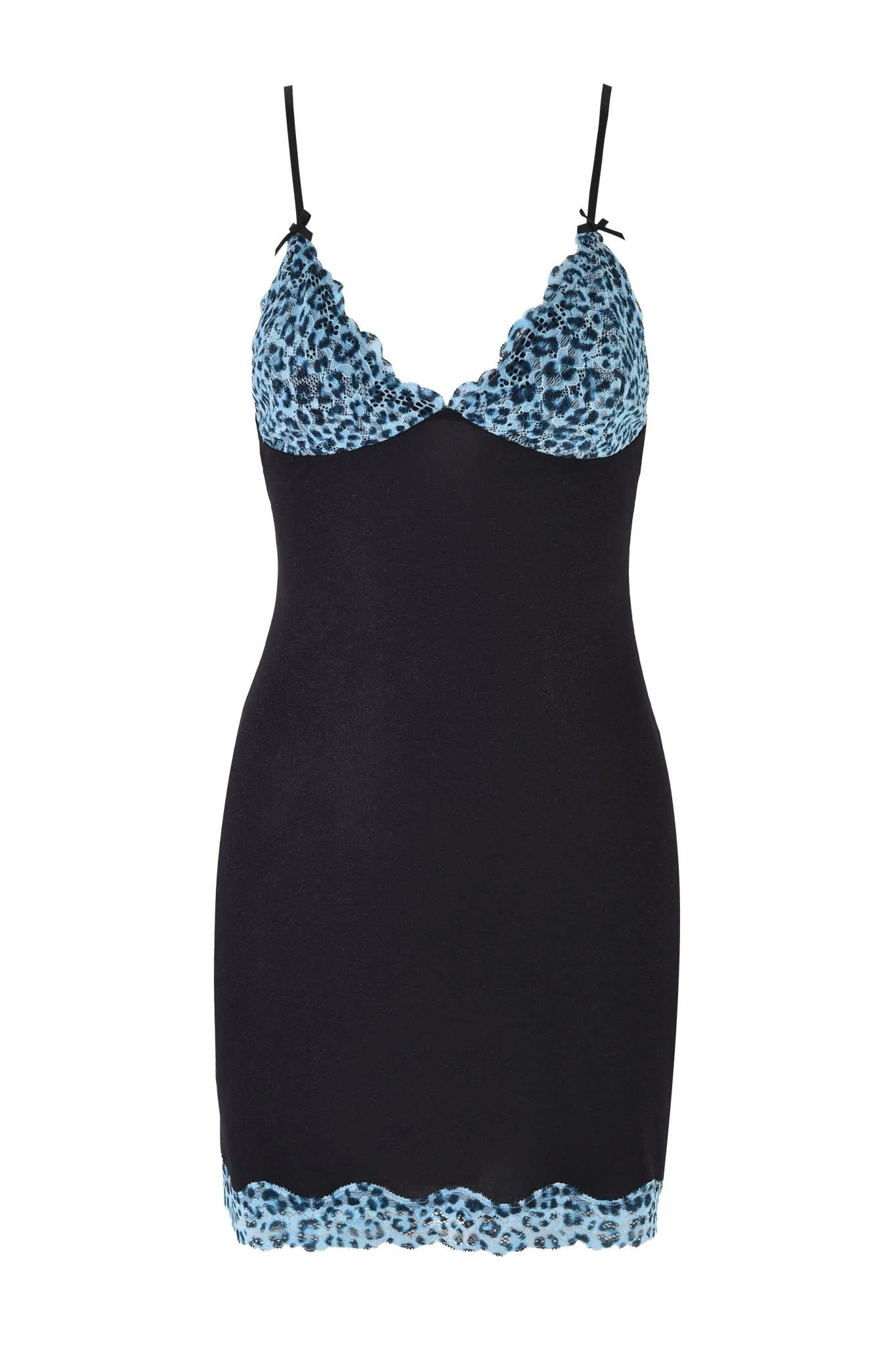 SAHARA SLIP DRESS - BLACK - Image 7