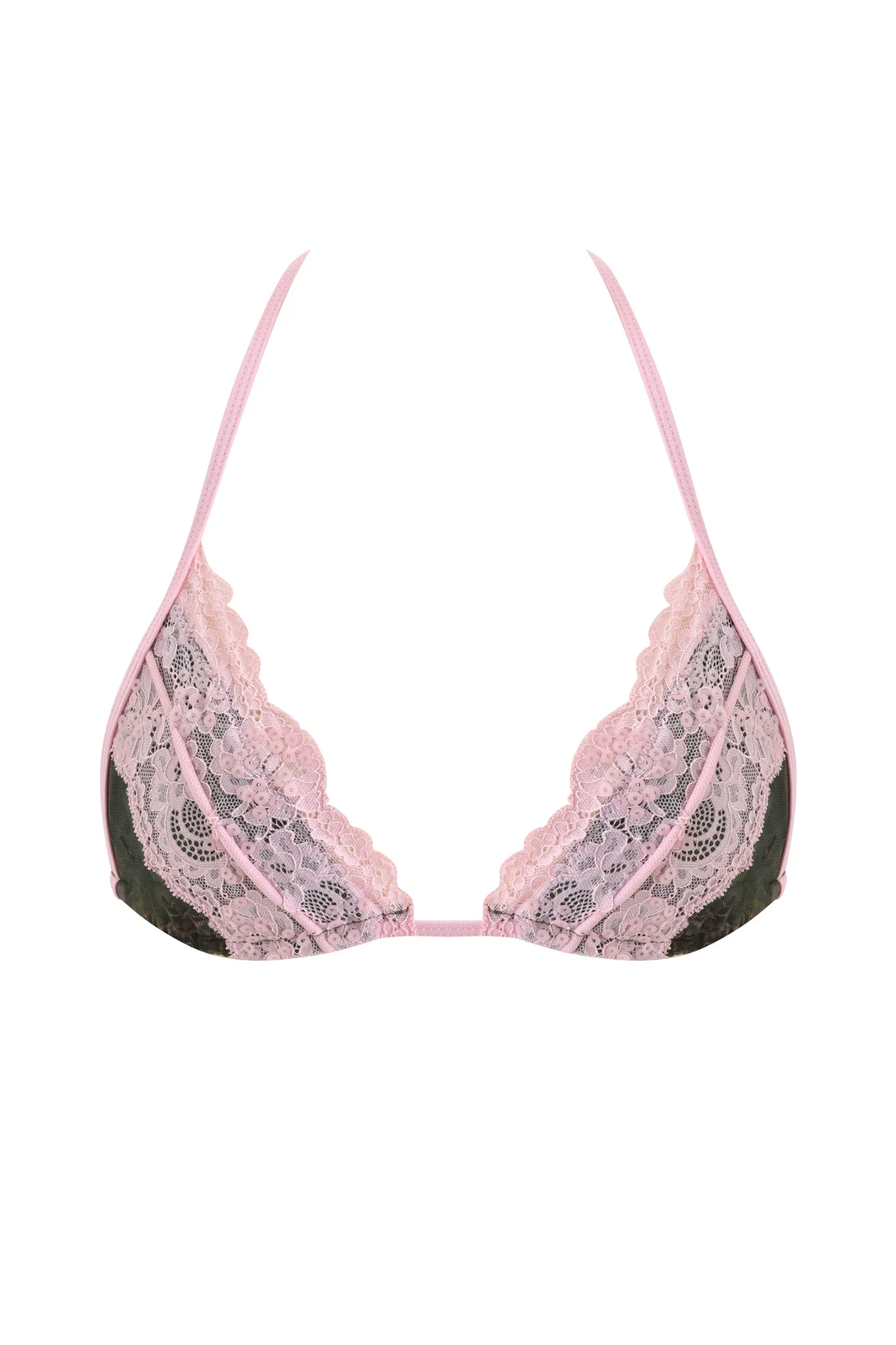 SAKINA BIKINI TOP - BARK AND BITE CAMO - Image 8