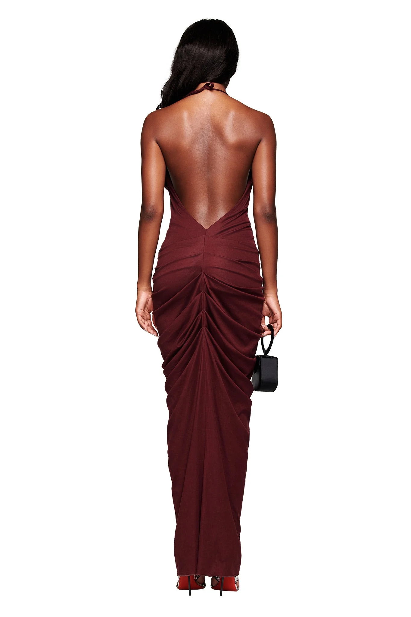 SASHI MAXI DRESS - PLUM - Image 3