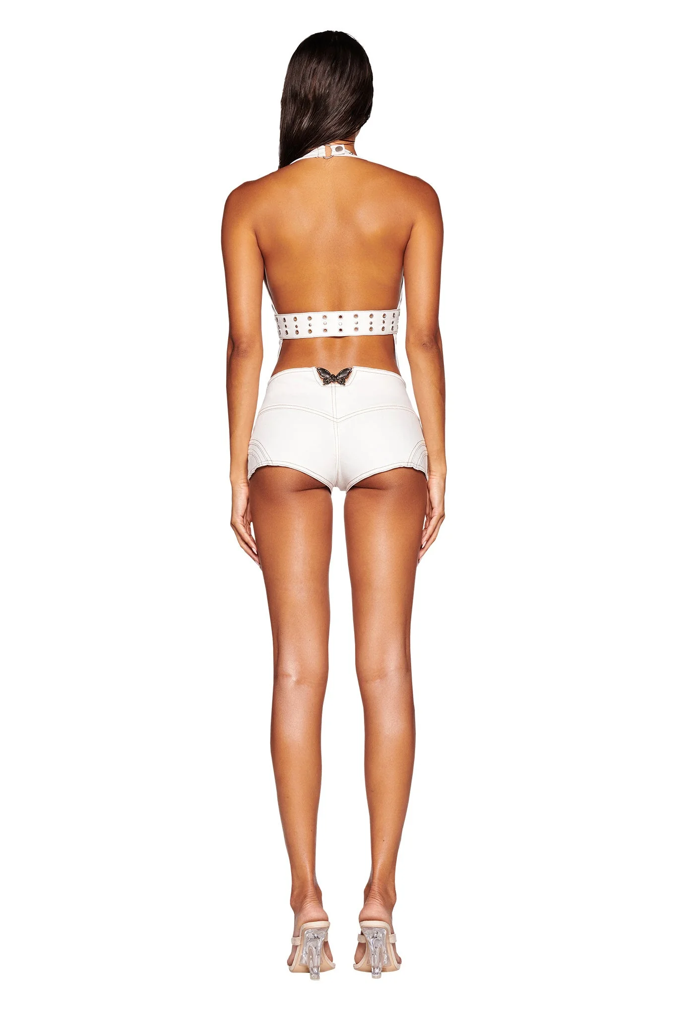 SEQUOIA SHORT - WHITE : DENIM - Image 3