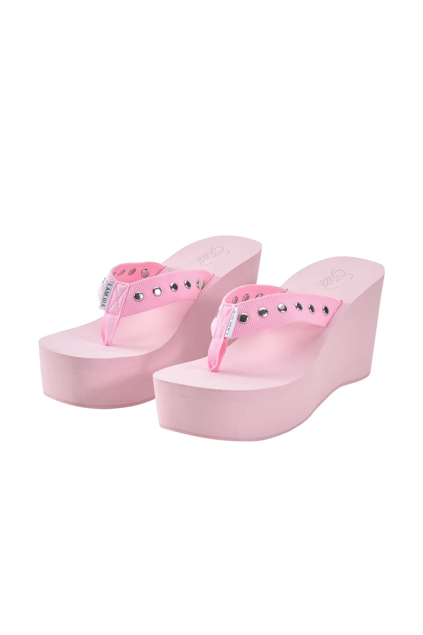 SHELBY STUDDED FLIP FLOP 2.0 - BABY PINK - Image 6