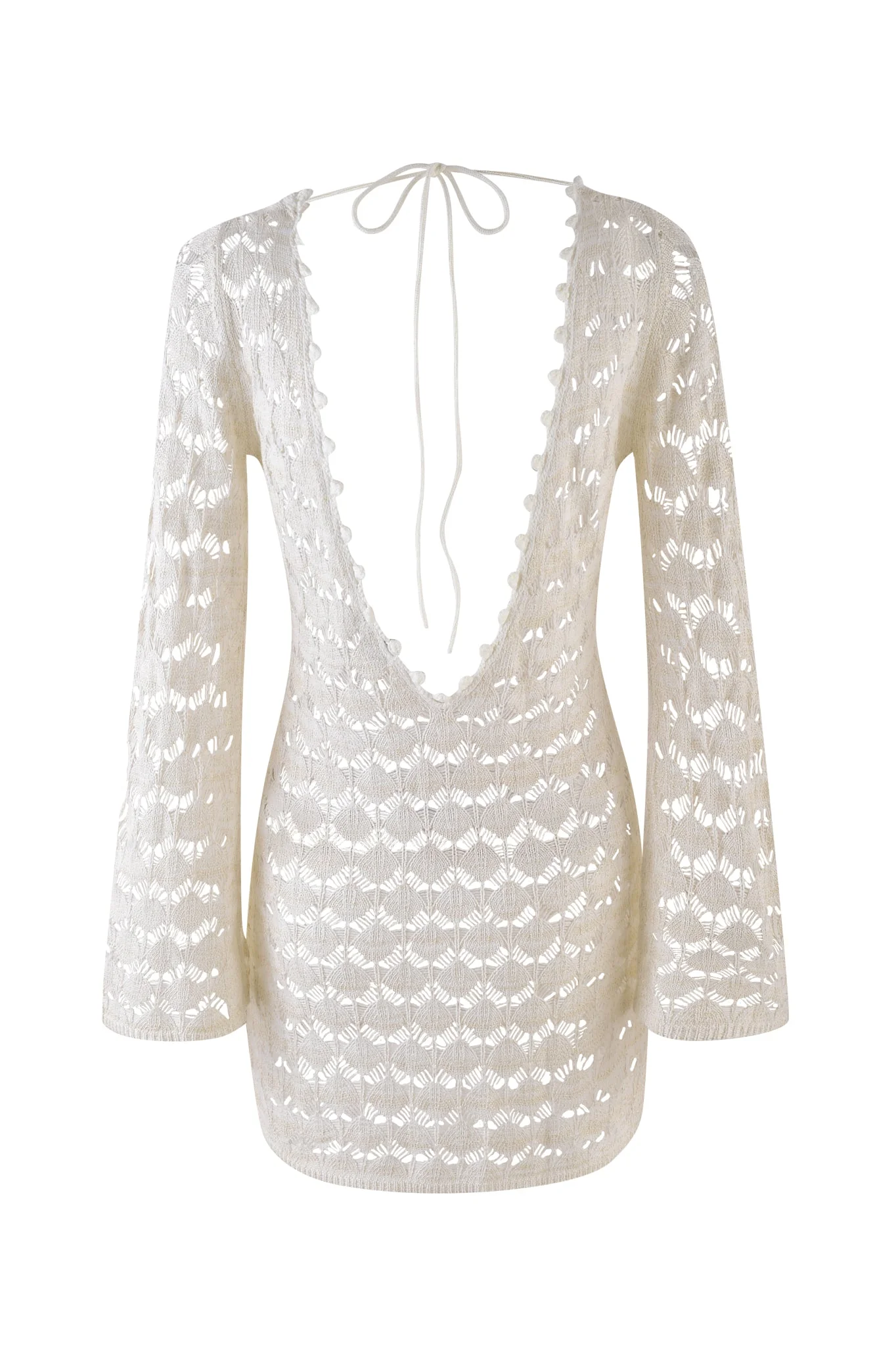 SIENNA MINI DRESS - BEIGE : CREAM - Image 10
