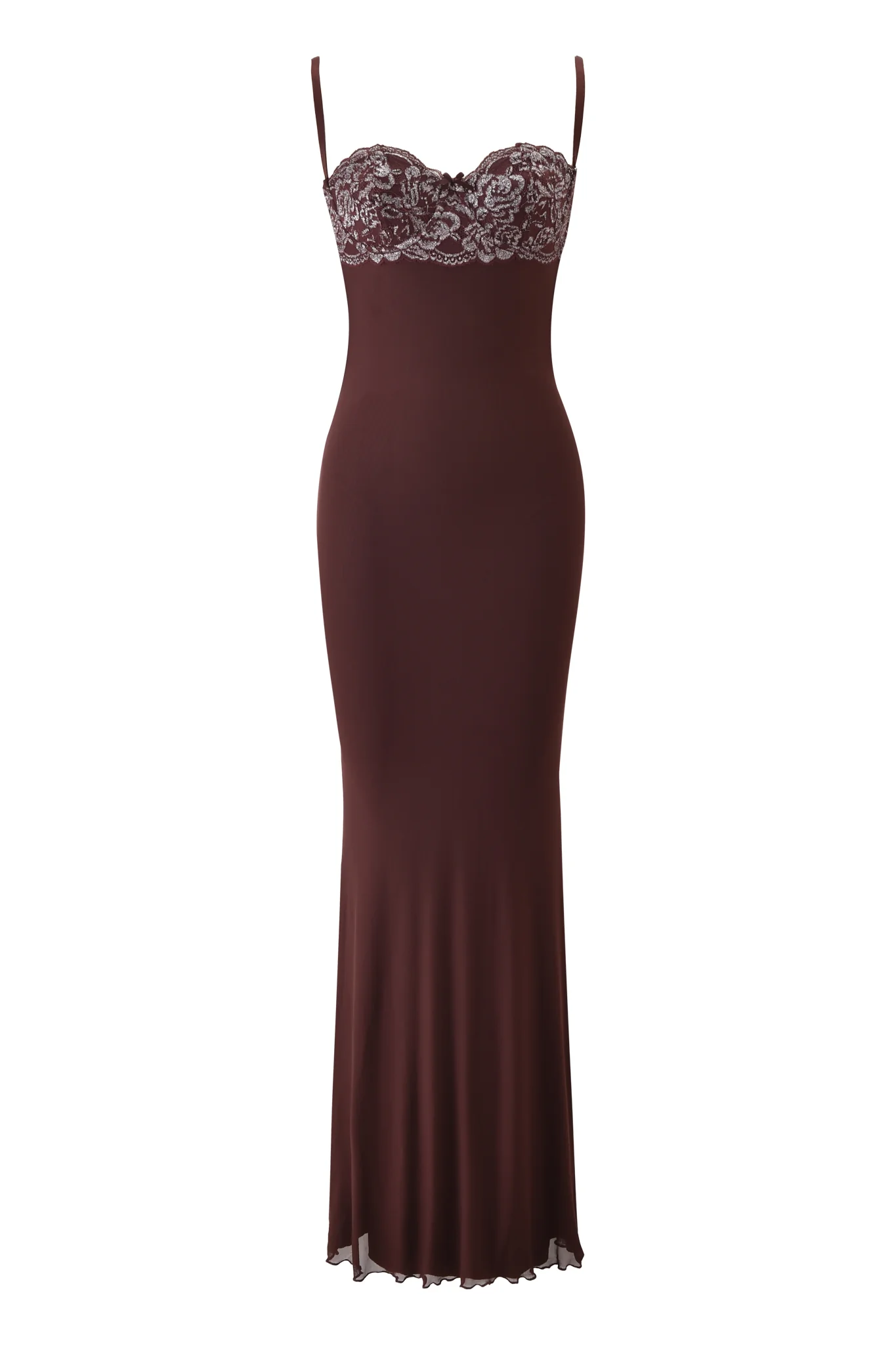 SILO MAXI DRESS - BROWN - Image 6