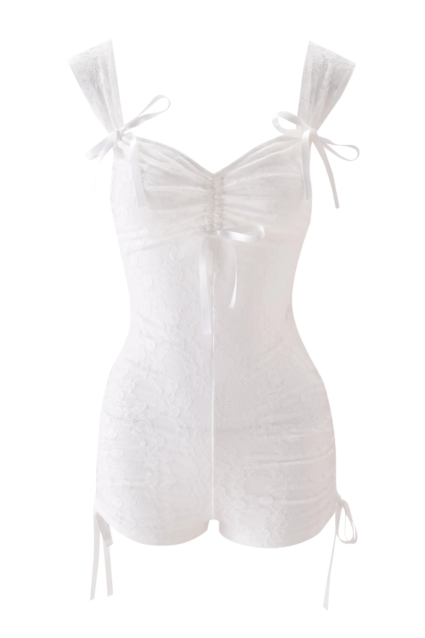 SONNET PLAYSUIT - WHITE - Image 10