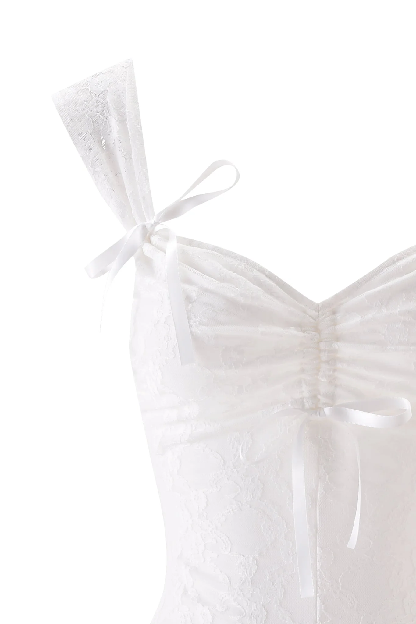 SONNET PLAYSUIT - WHITE - Image 9