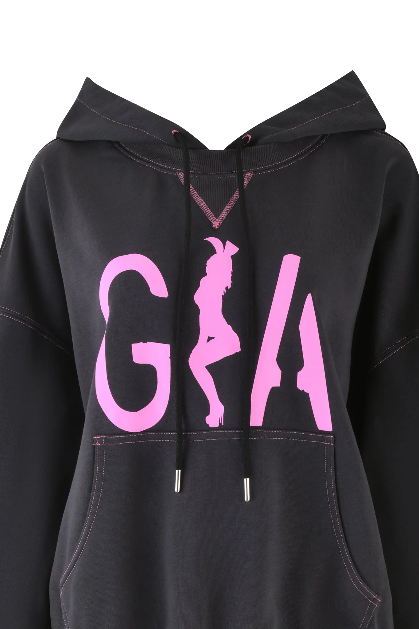 SPENCER HOODIE - GREY : CHARCOAL GREY - Image 7